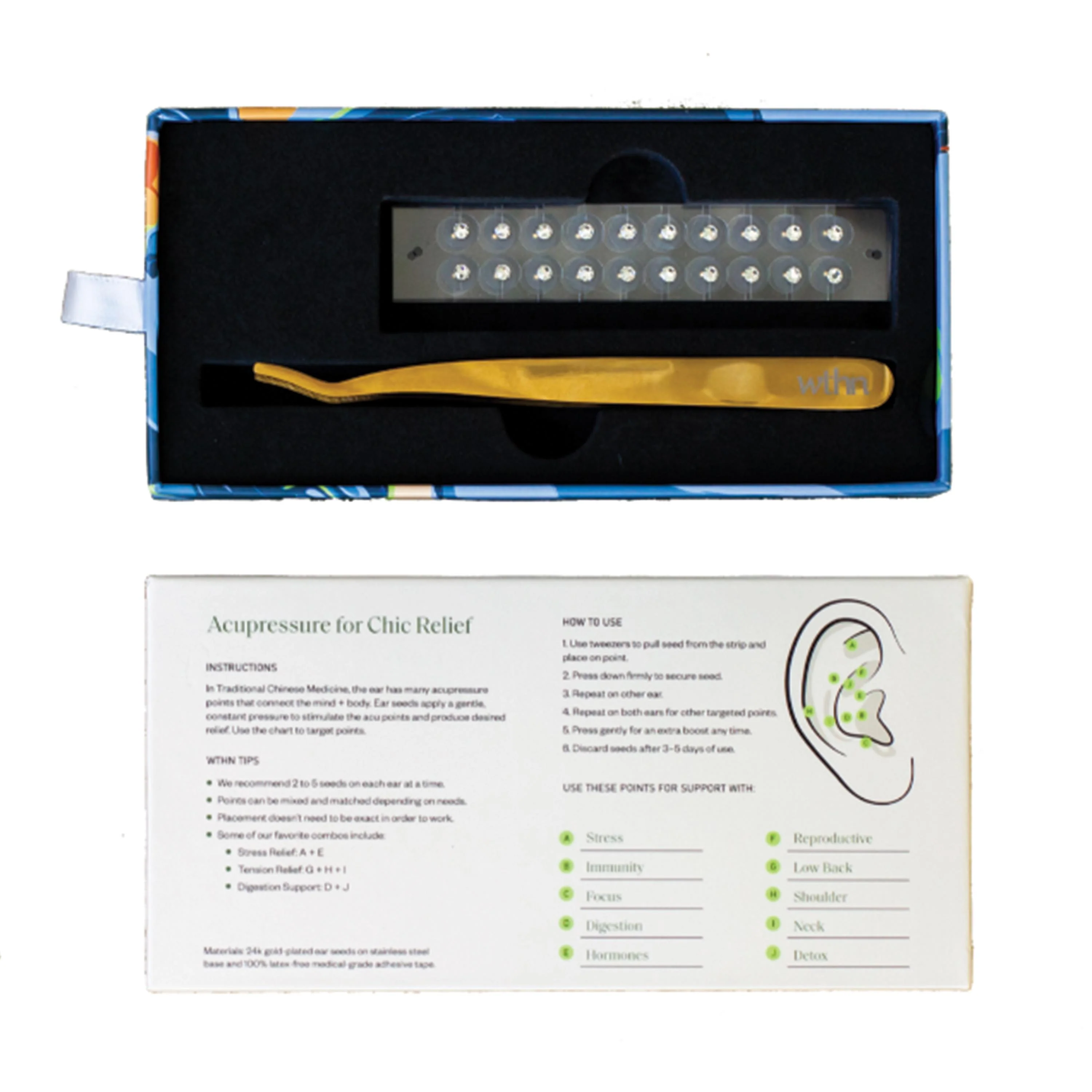 Acupressure Crystal Ear Seed Kit - Image 2