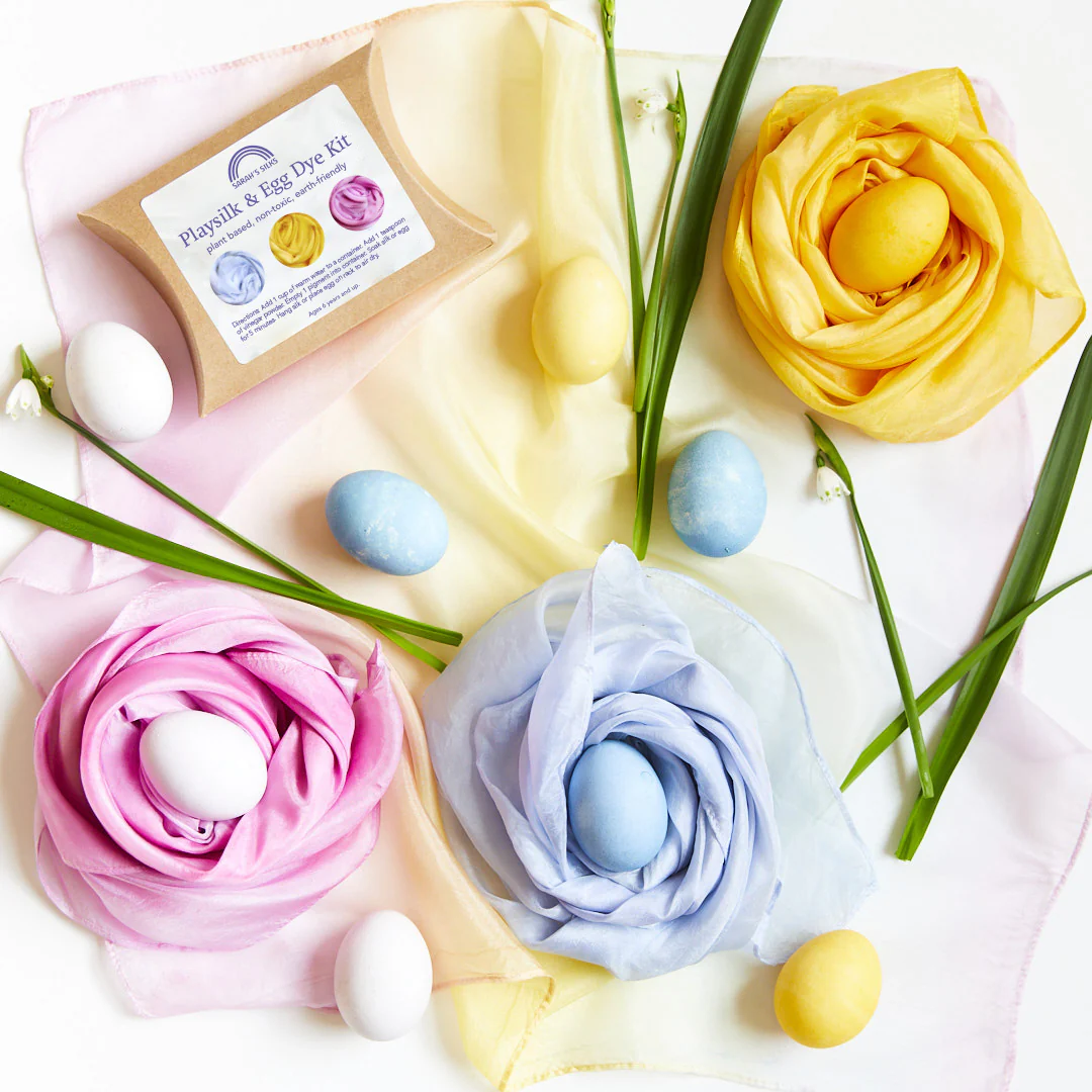 Natural, Non-Toxic Easter Egg + Playsilk Dye Kit - Image 6