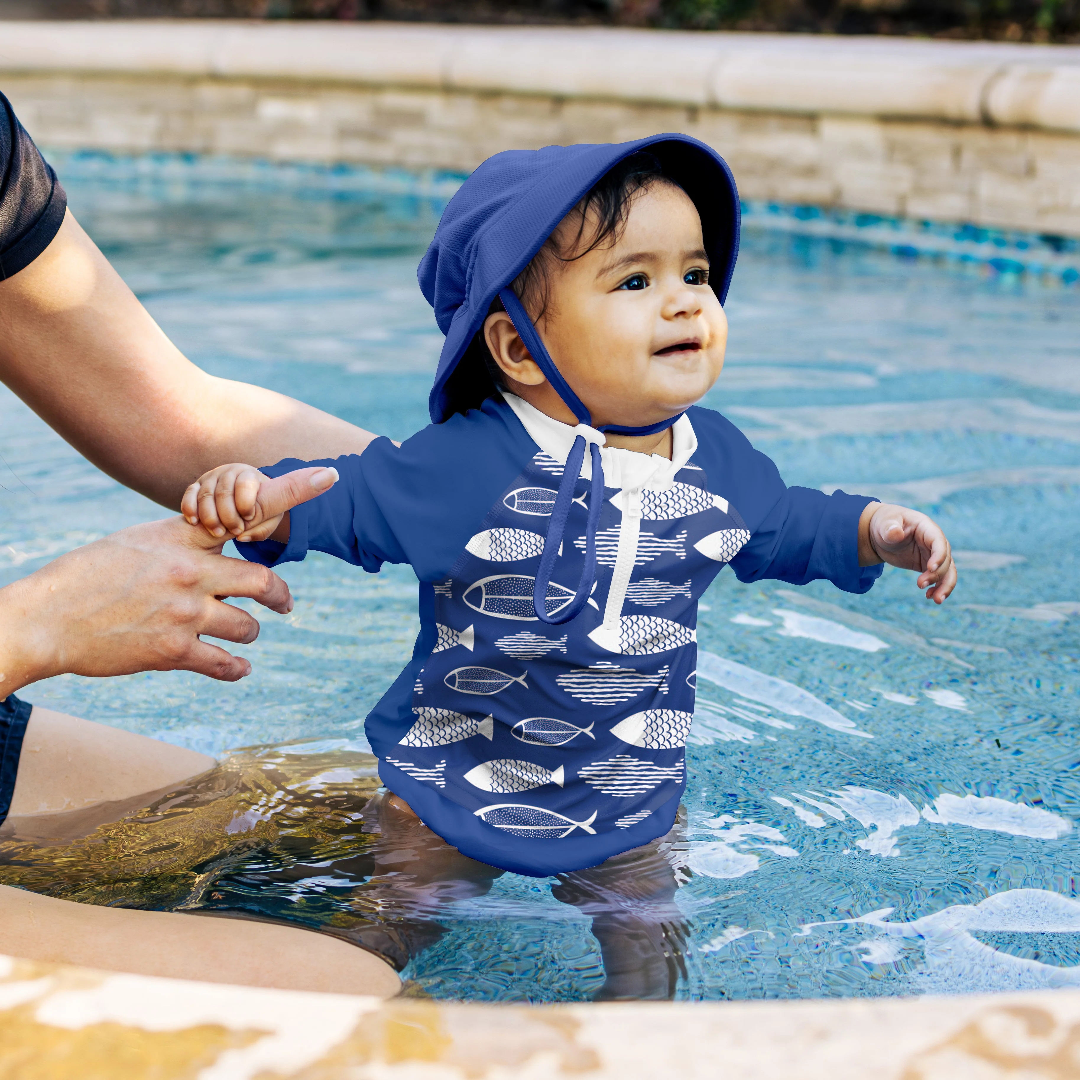 Eco Snap Swim Diaper made from Recycled Polyester, 18 months (22-25 lbs) - Image 5