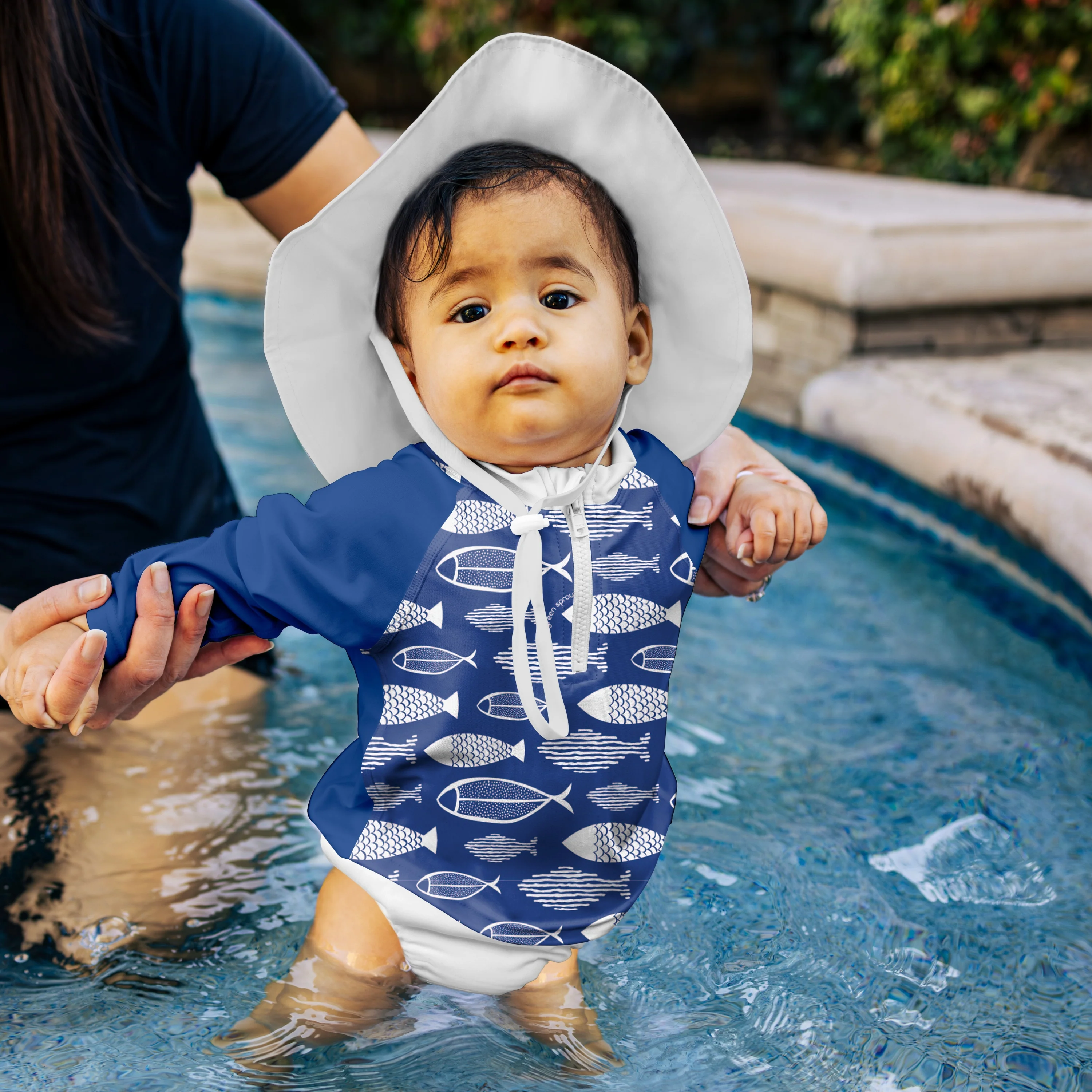 Eco Snap Swim Diaper made from Recycled Polyester, 12 months (18-22 lbs) - Image 3