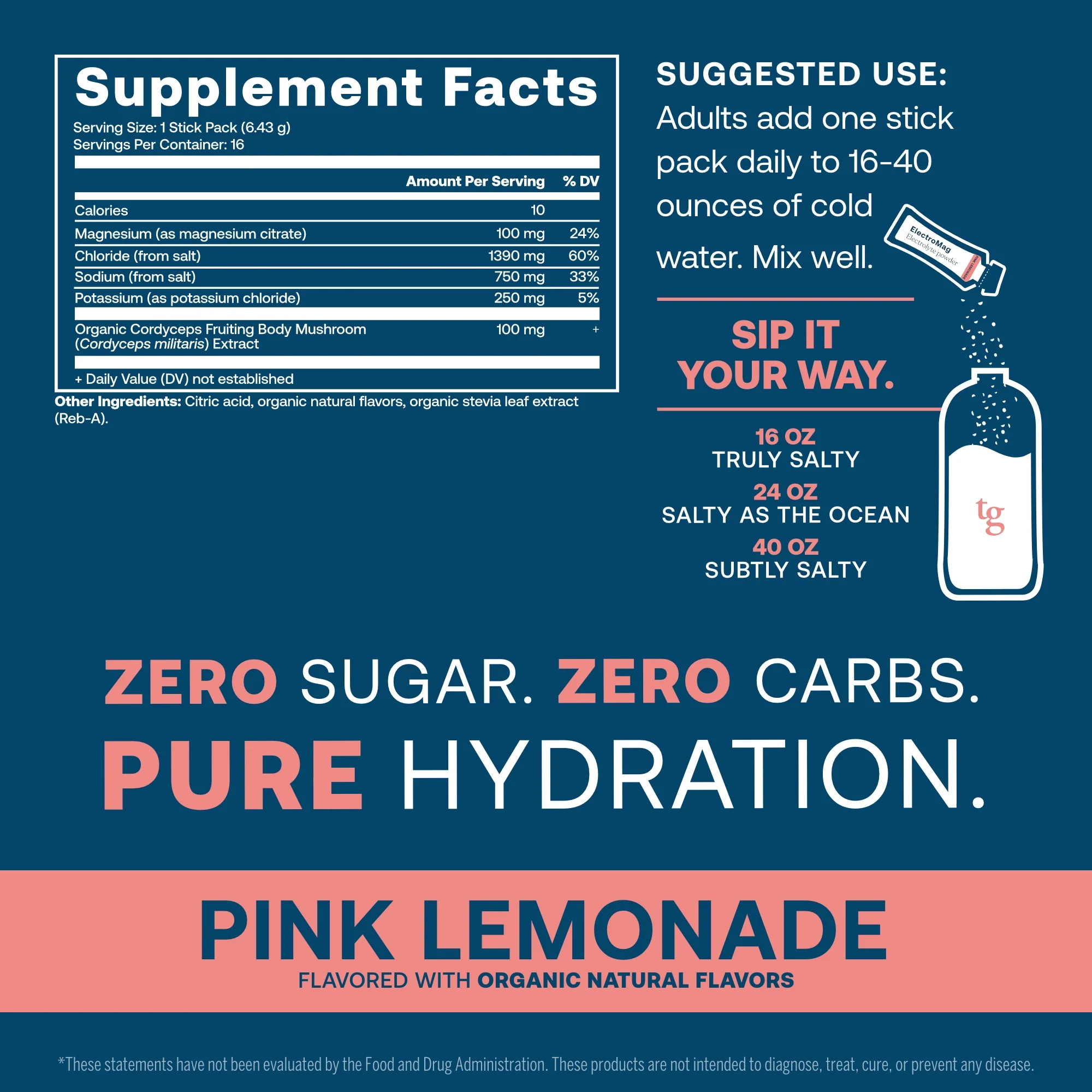ElectroMag™ Electrolyte Powder Packets - Pure Hydration - Image 29