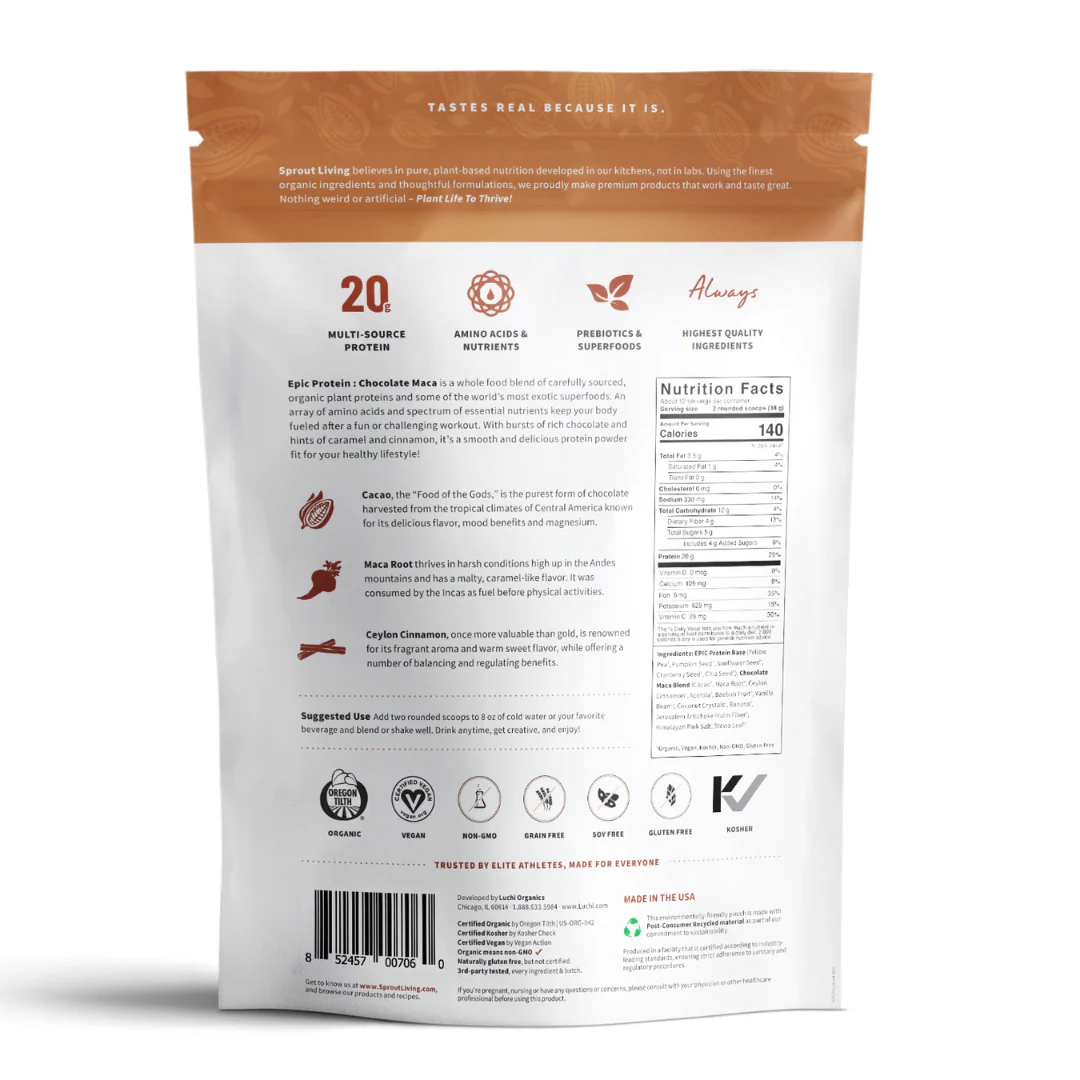 Organic Plant Protein Powder with Superfoods - Vegan, Additive-Free - Image 8