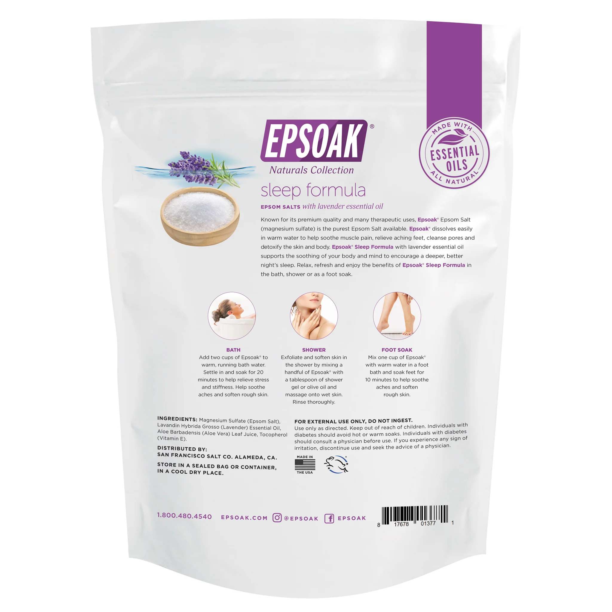 Epsom Salts - Everyday Sleep Formula - Image 3
