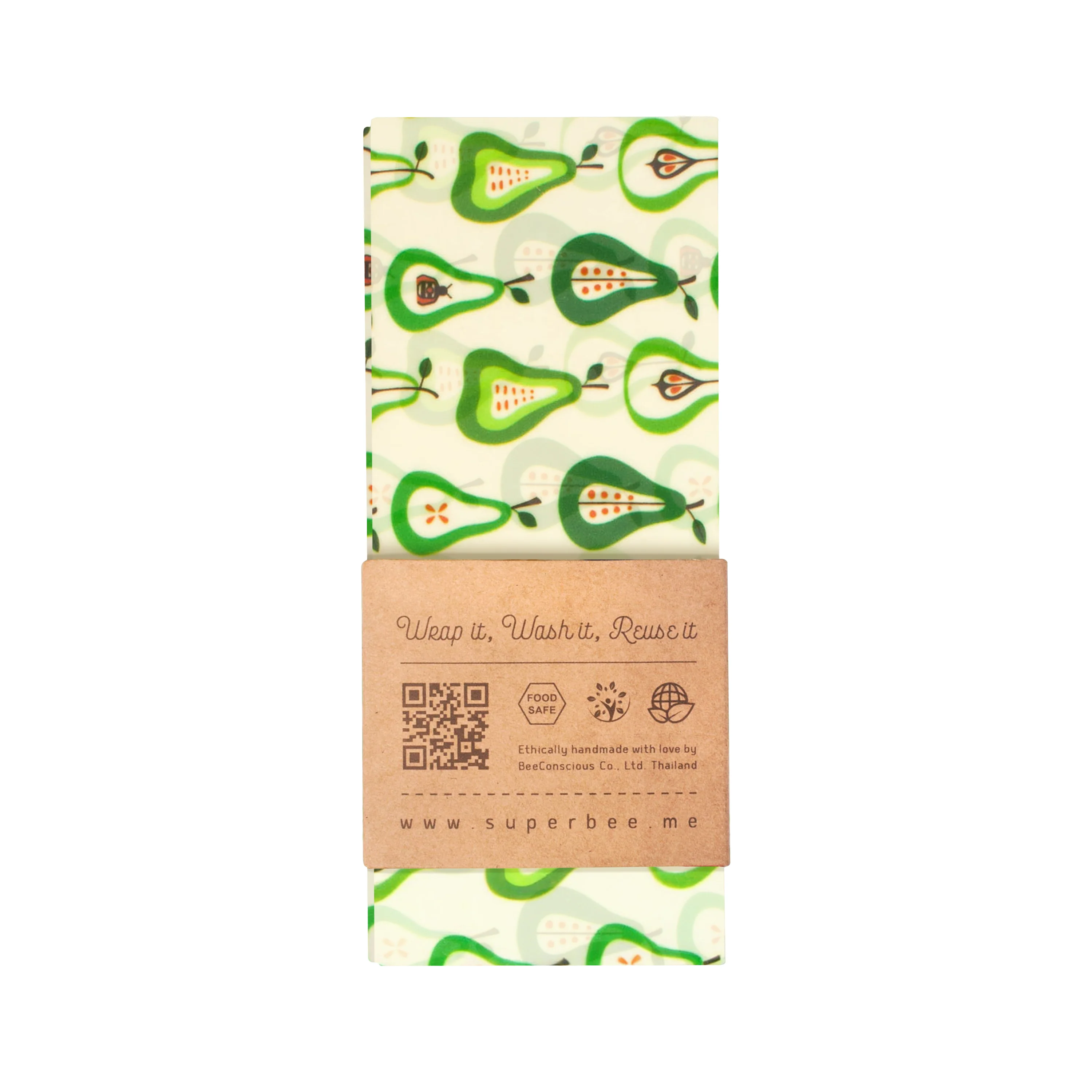 Essentials Beeswax Wraps – 5-Pack Reusable Food Wraps, Mixed Prints - Image 9