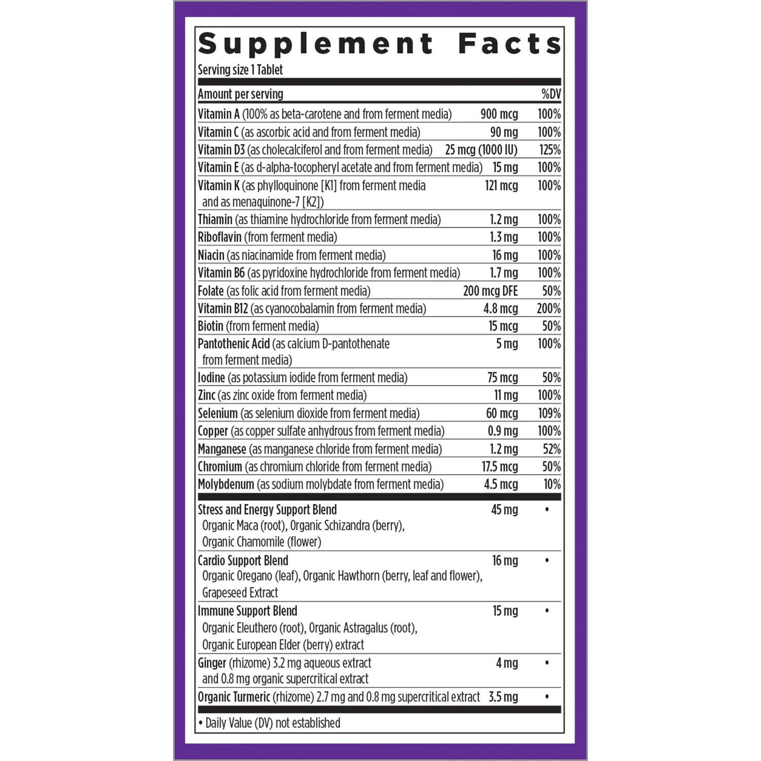 Every Man™'s One Daily Multivitamin - For Immune, Energy, Stress & Heart Support - Image 10