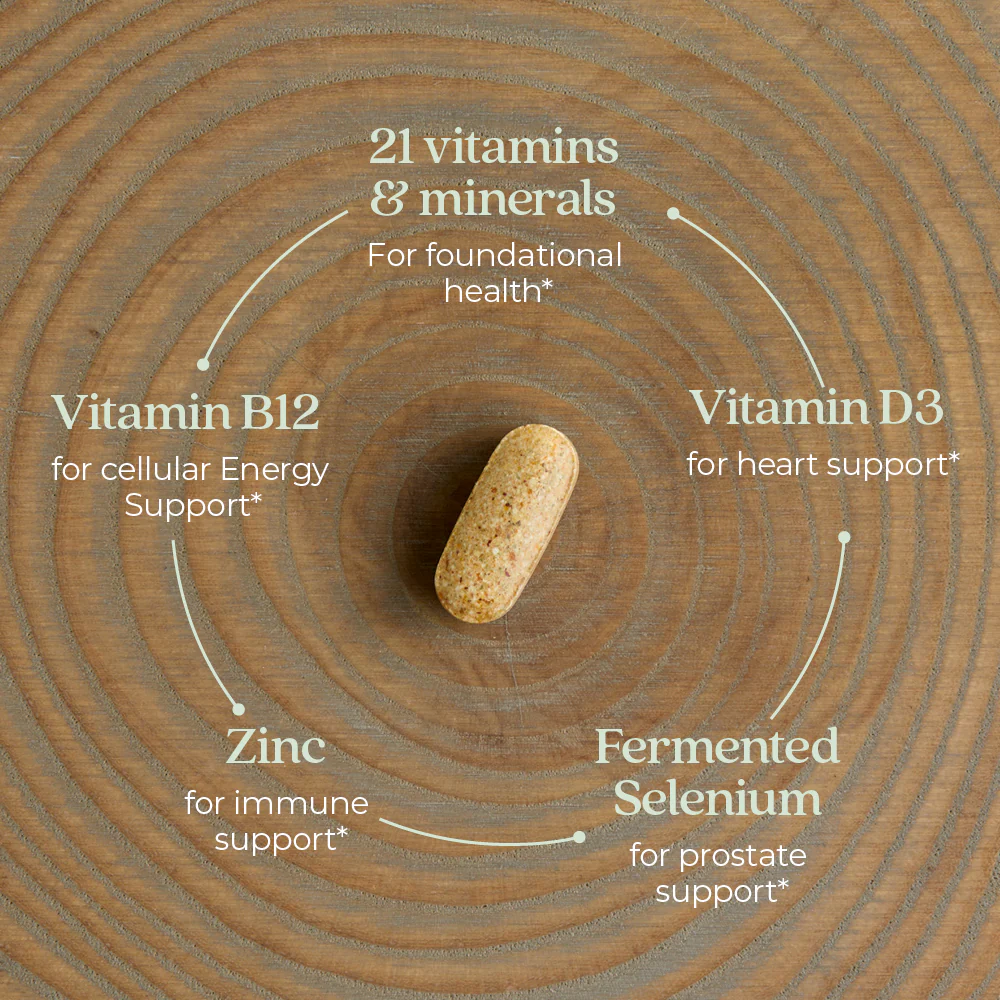 Every Man™'s One Daily Multivitamin - For Immune, Energy, Stress & Heart Support - Image 13