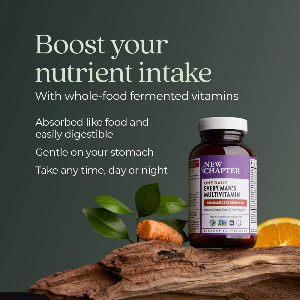 Every Man™'s One Daily Multivitamin - For Immune, Energy, Stress & Heart Support - Image 18