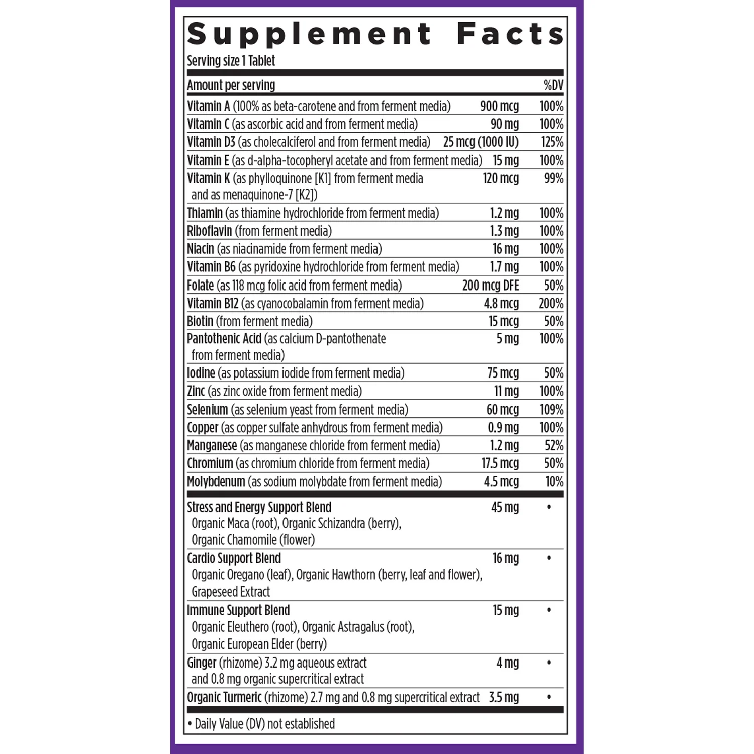 Every Man™'s One Daily Multivitamin - For Immune, Energy, Stress & Heart Support - Image 4