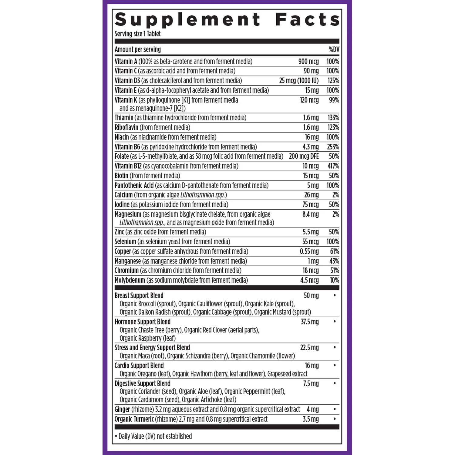 Every Woman™'s One Daily 40+ Multivitamin - For Immune, Energy & Healthy Aging Support - Image 12