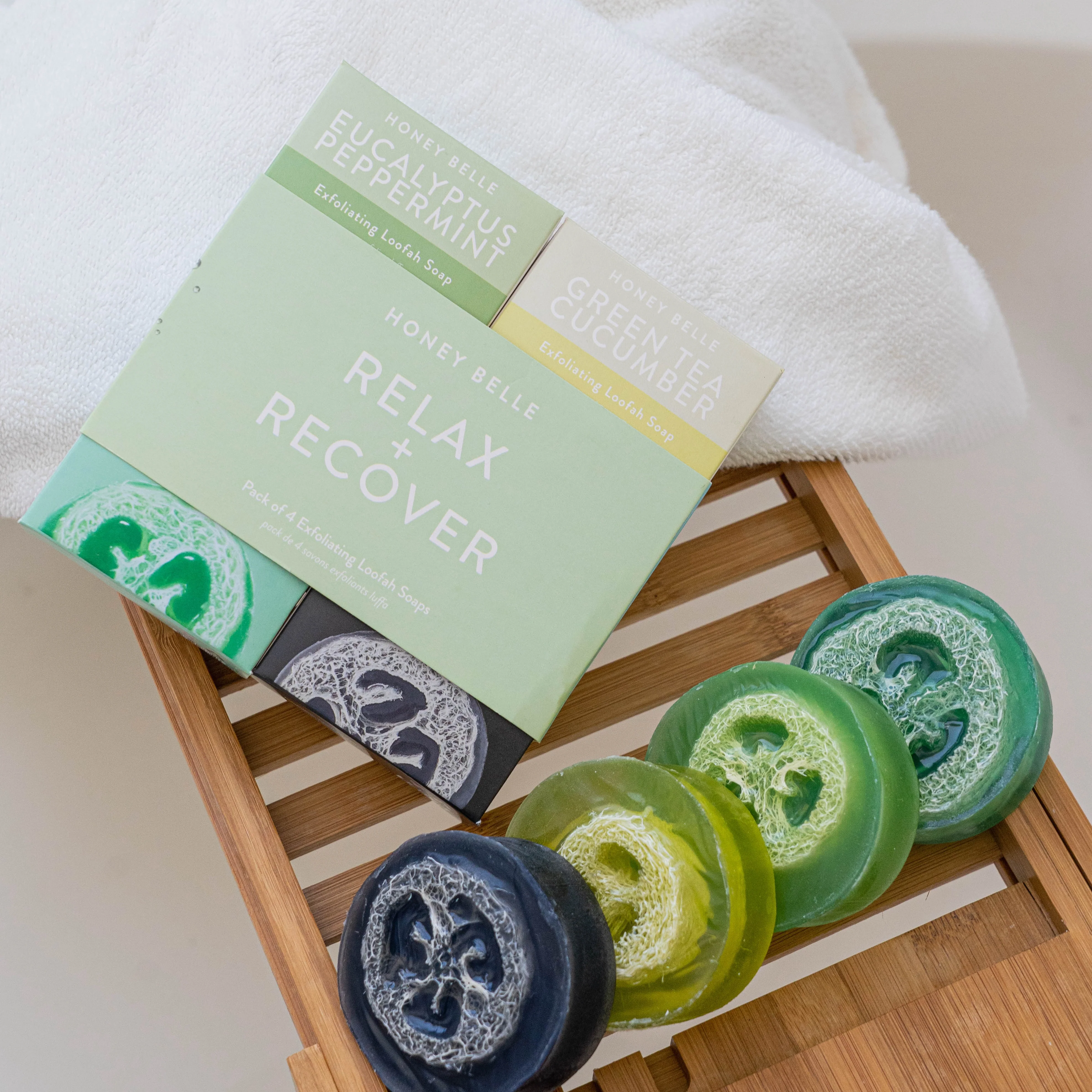 Exfoliating Loofah Soap Gift Set - Image 4