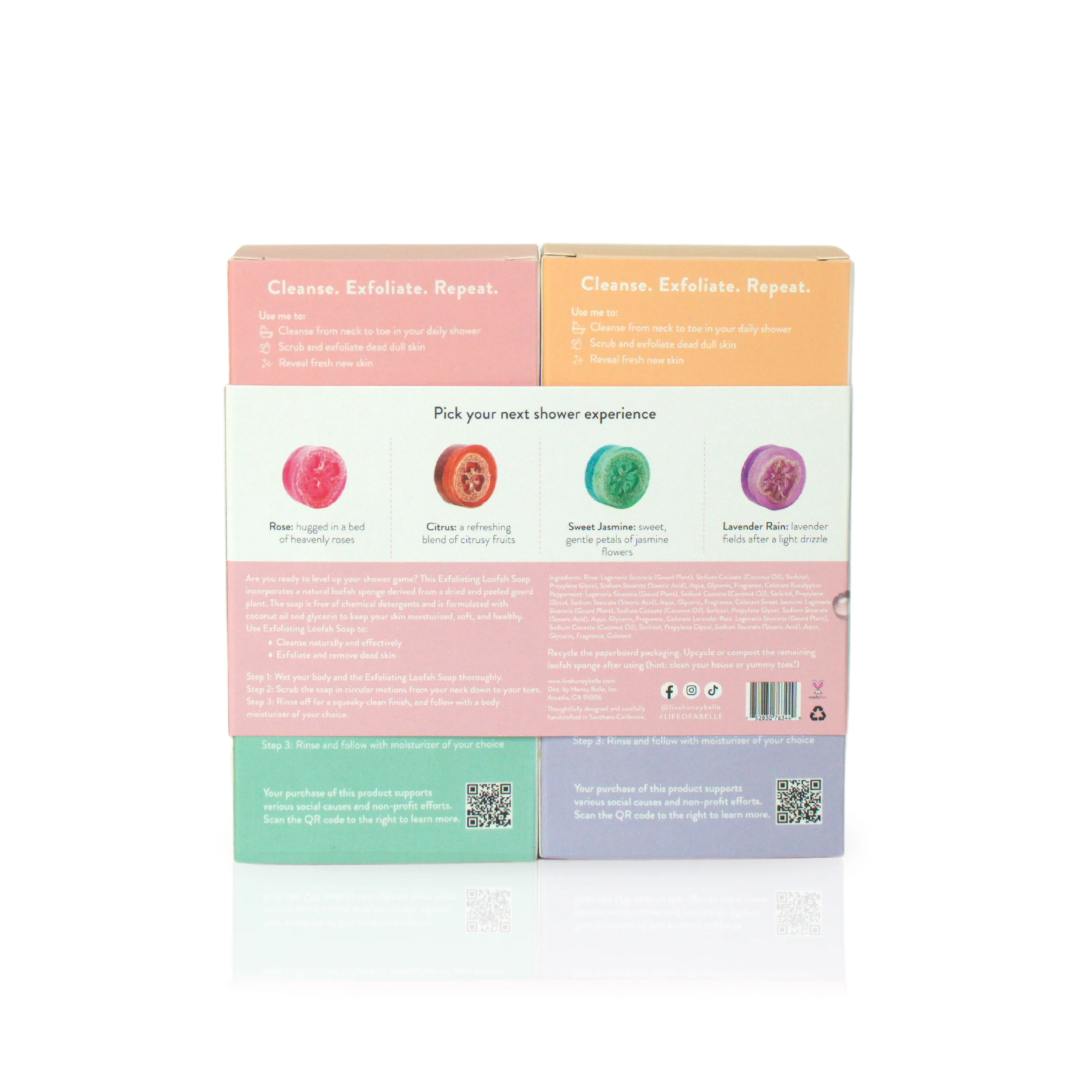 Exfoliating Loofah Soap Gift Set - Image 8