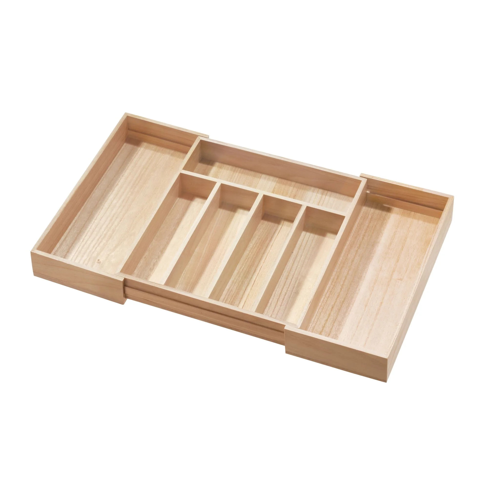 Expandable Wood Cutlery Tray - Image 3