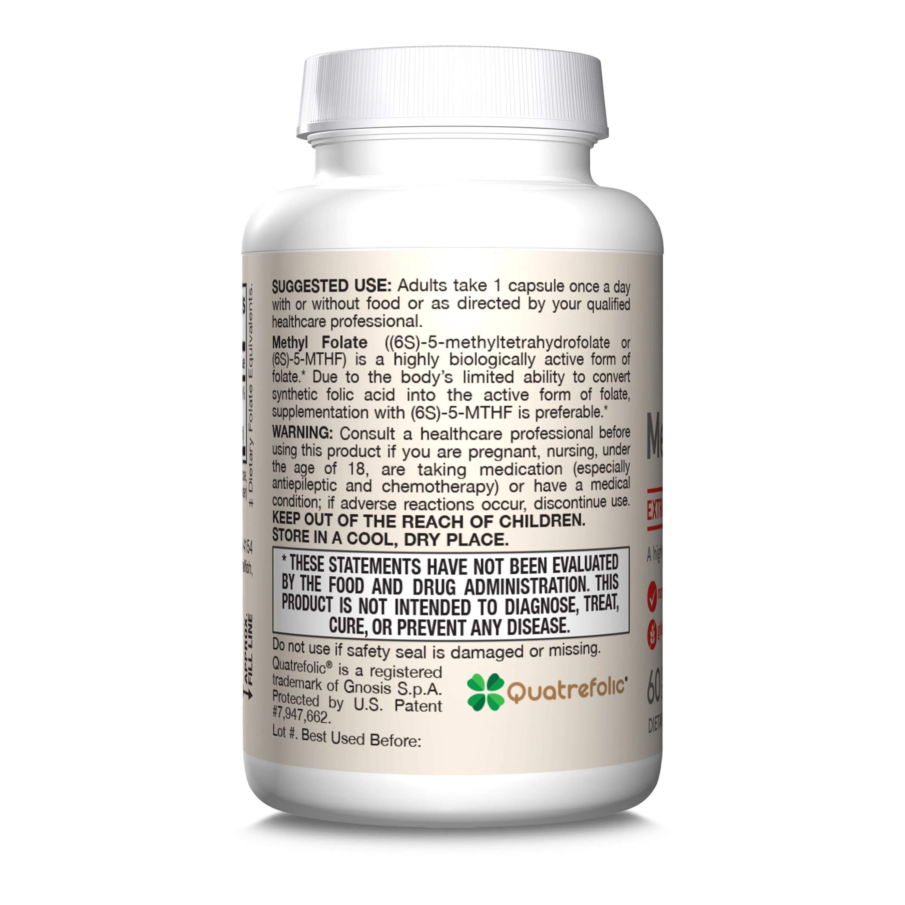 Extra Strength Methyl Folate - Image 3