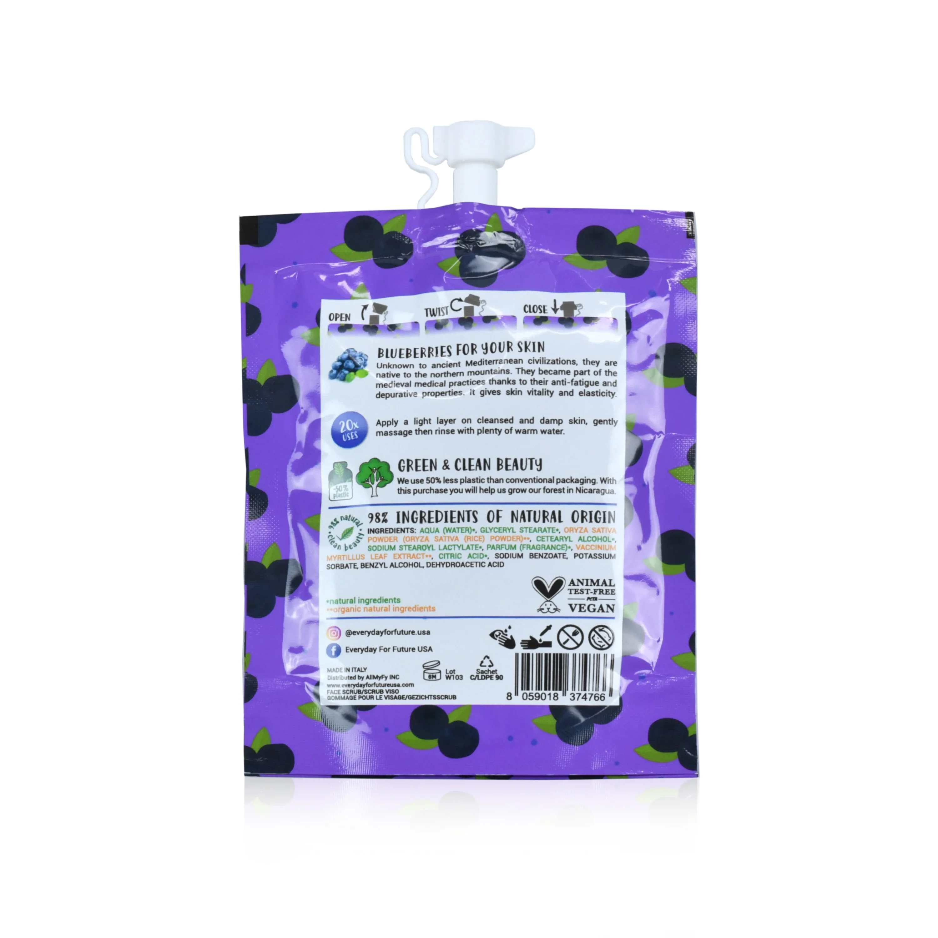 Firming Blueberry Face Scrub - Image 2