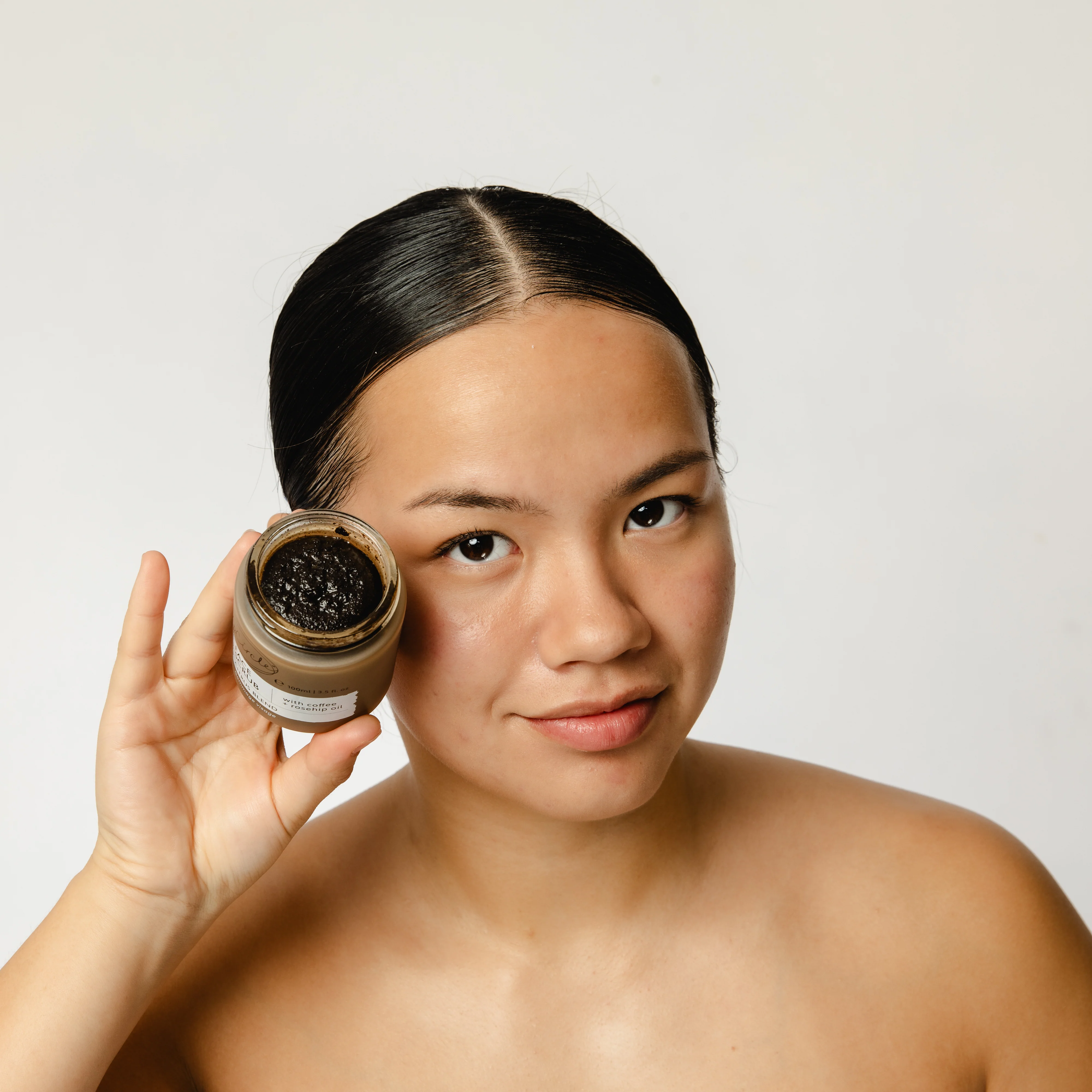 Face Scrub with Coffee + Rosehip Oil - Citrus Blend - Image 6