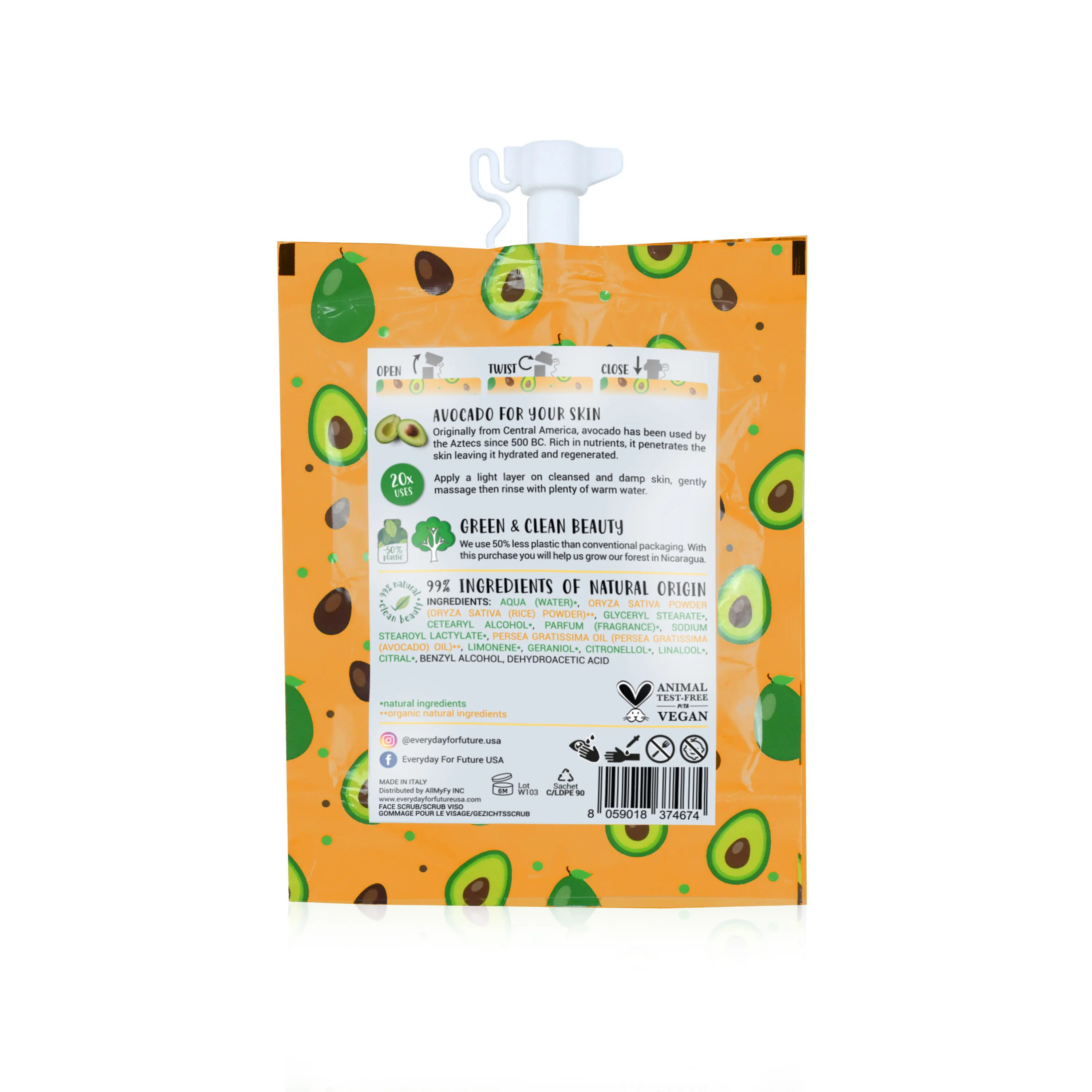 Nourishing Avocado Face Scrub - Image 2