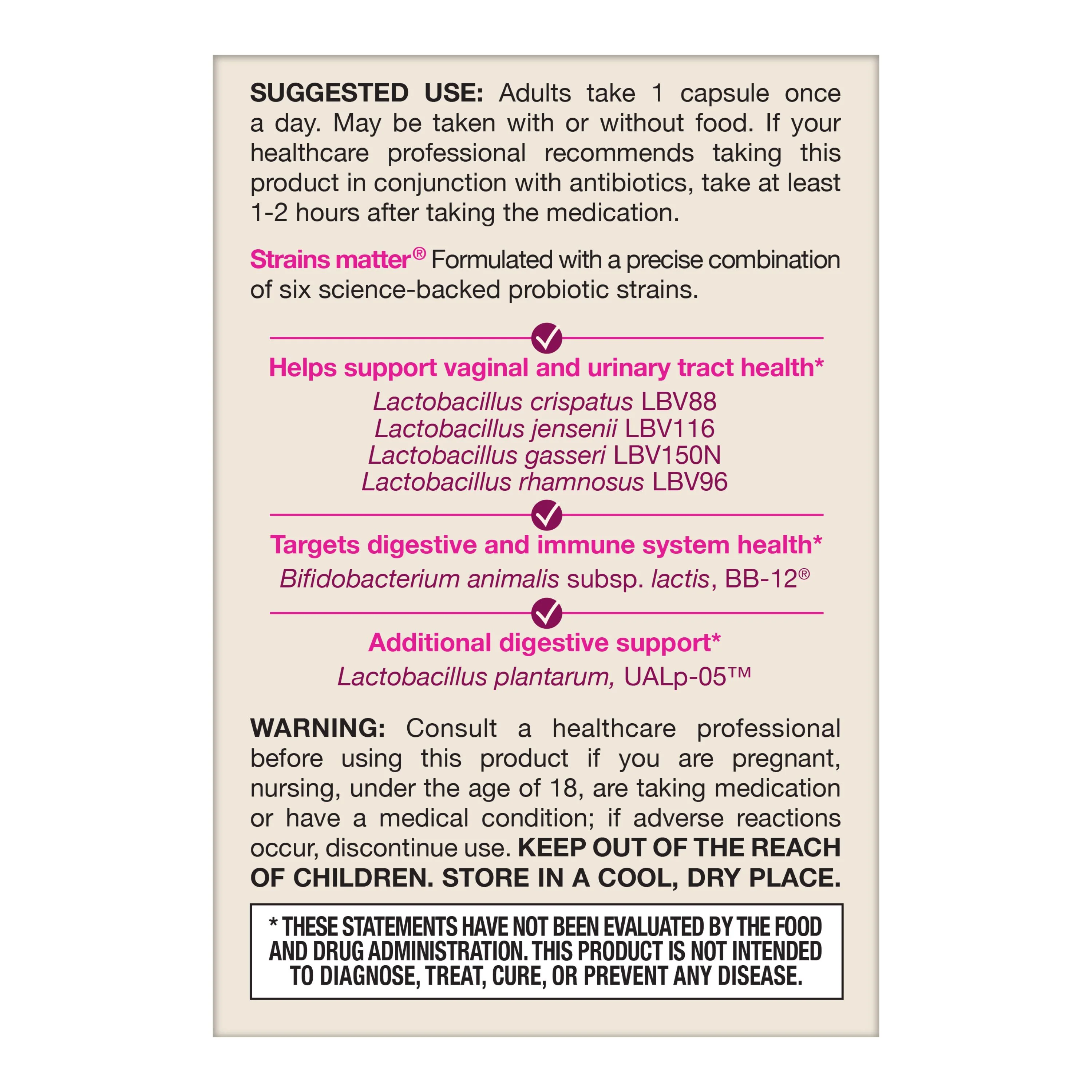 Fem-Dophilus Advanced Probiotics - Image 4