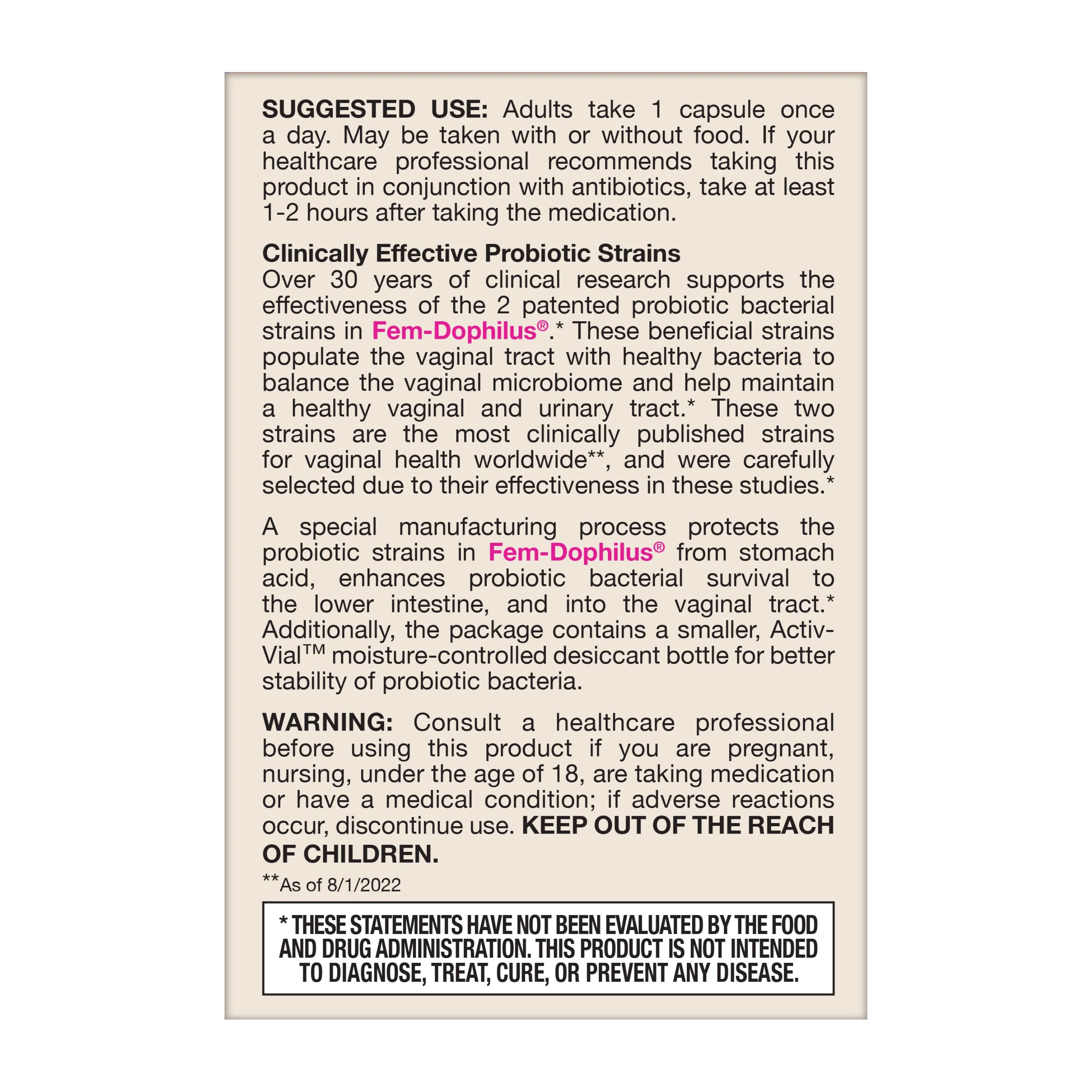 Fem-Dophilus Probiotics - Image 8