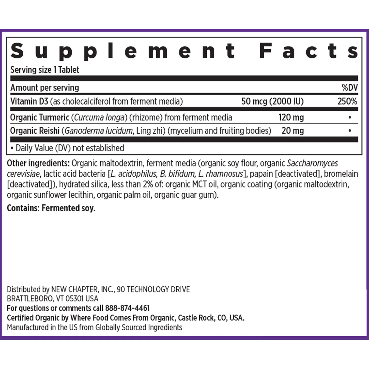 Fermented Vitamin D3, 2,000 IU for Immune, Heart & Bone Support - Image 3