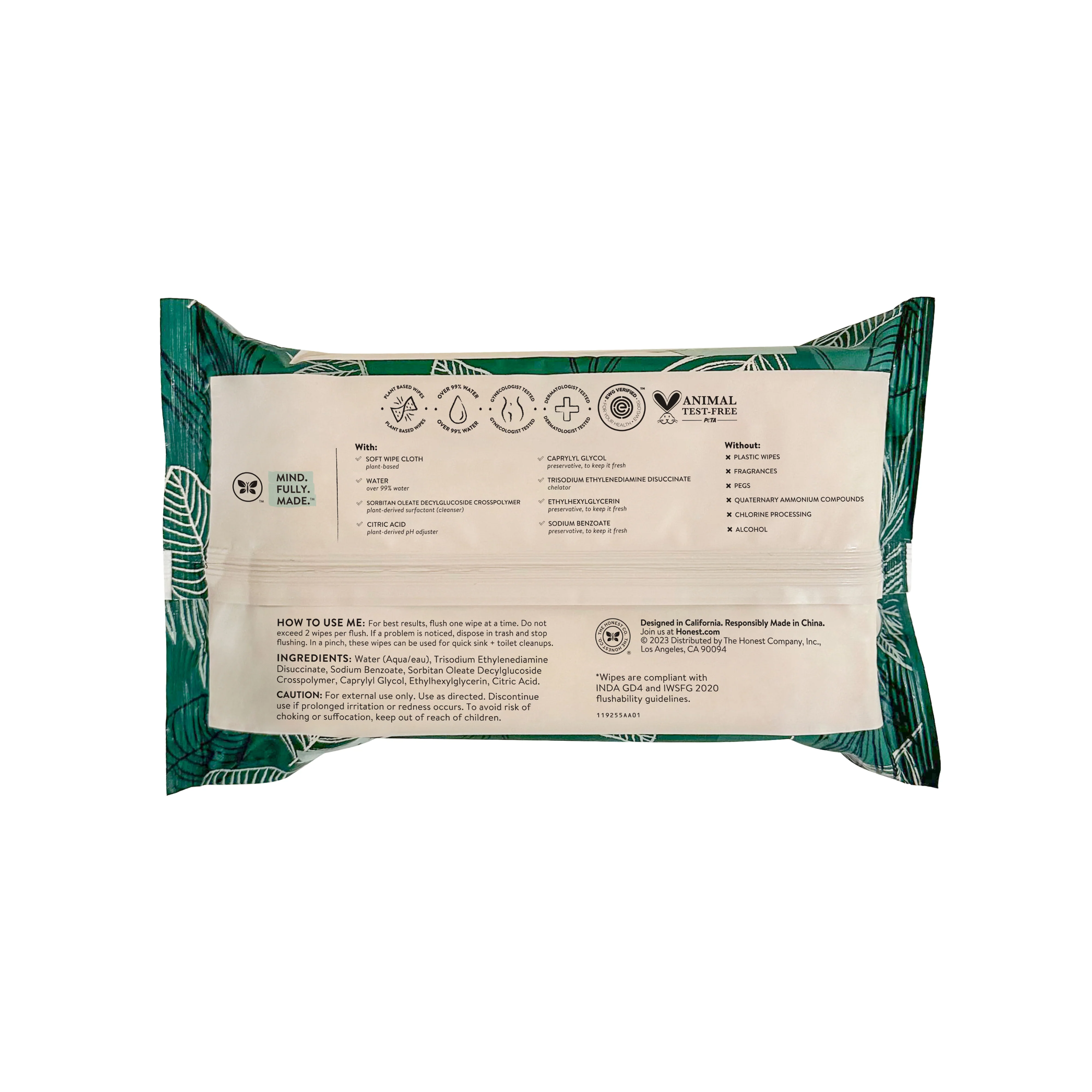 Flushable Wipes, 99% Water - Image 3