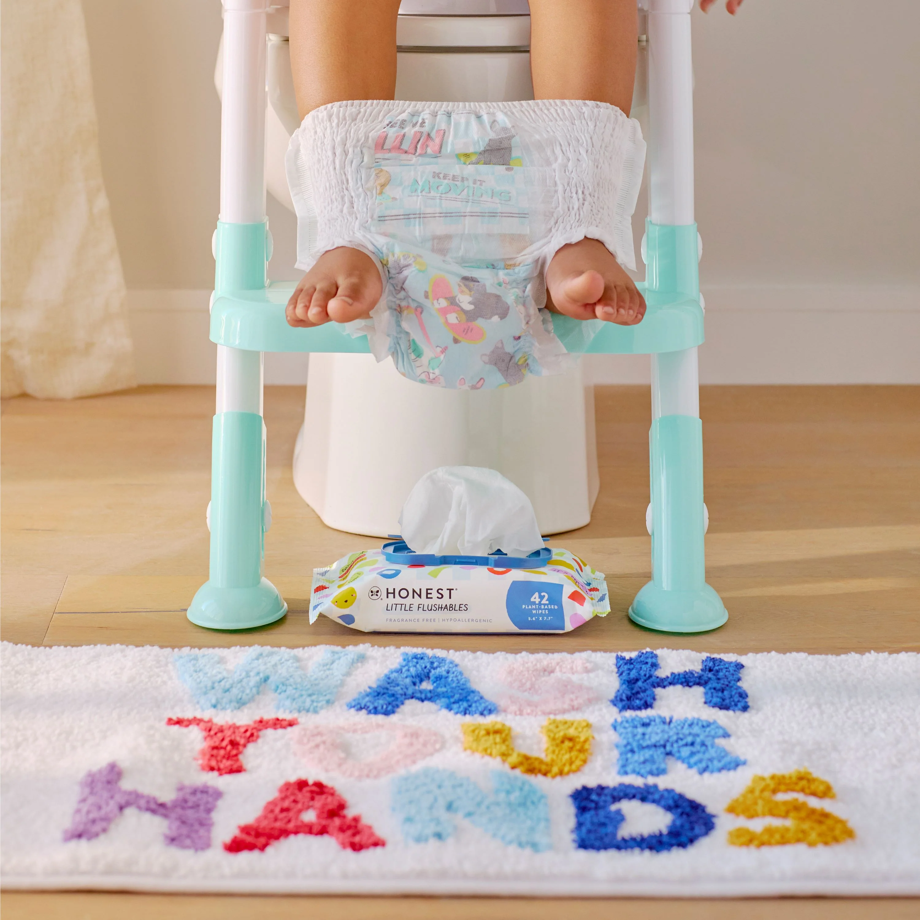 Toddler Flushable Wipes Designed for Potty Training - Image 5