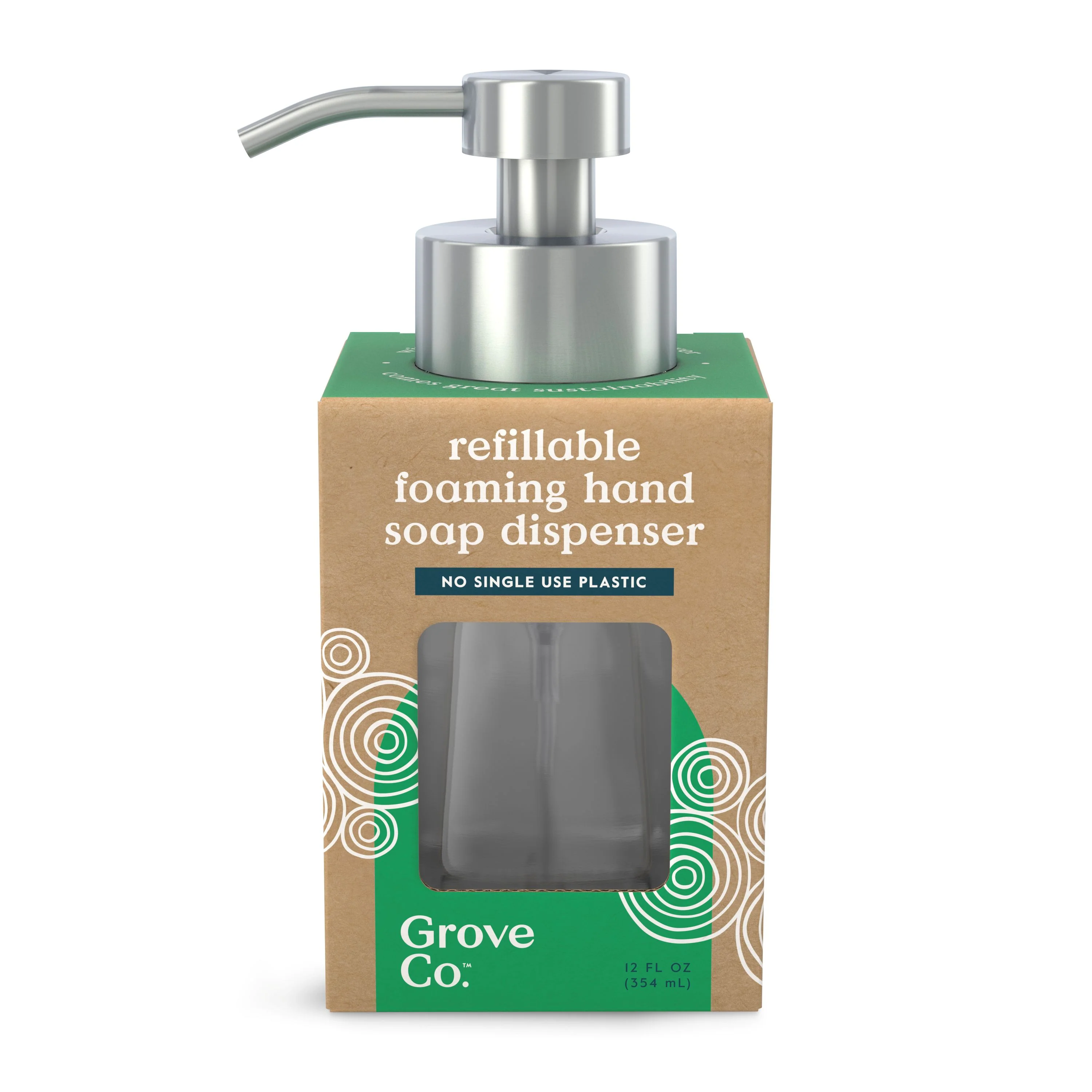 Foaming Hand Soap Dispenser With Silicone Sleeve - Image 3