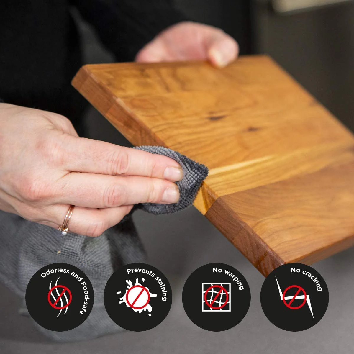 Wood Cutting Board Mineral Oil - 100% Food Grade - Image 4