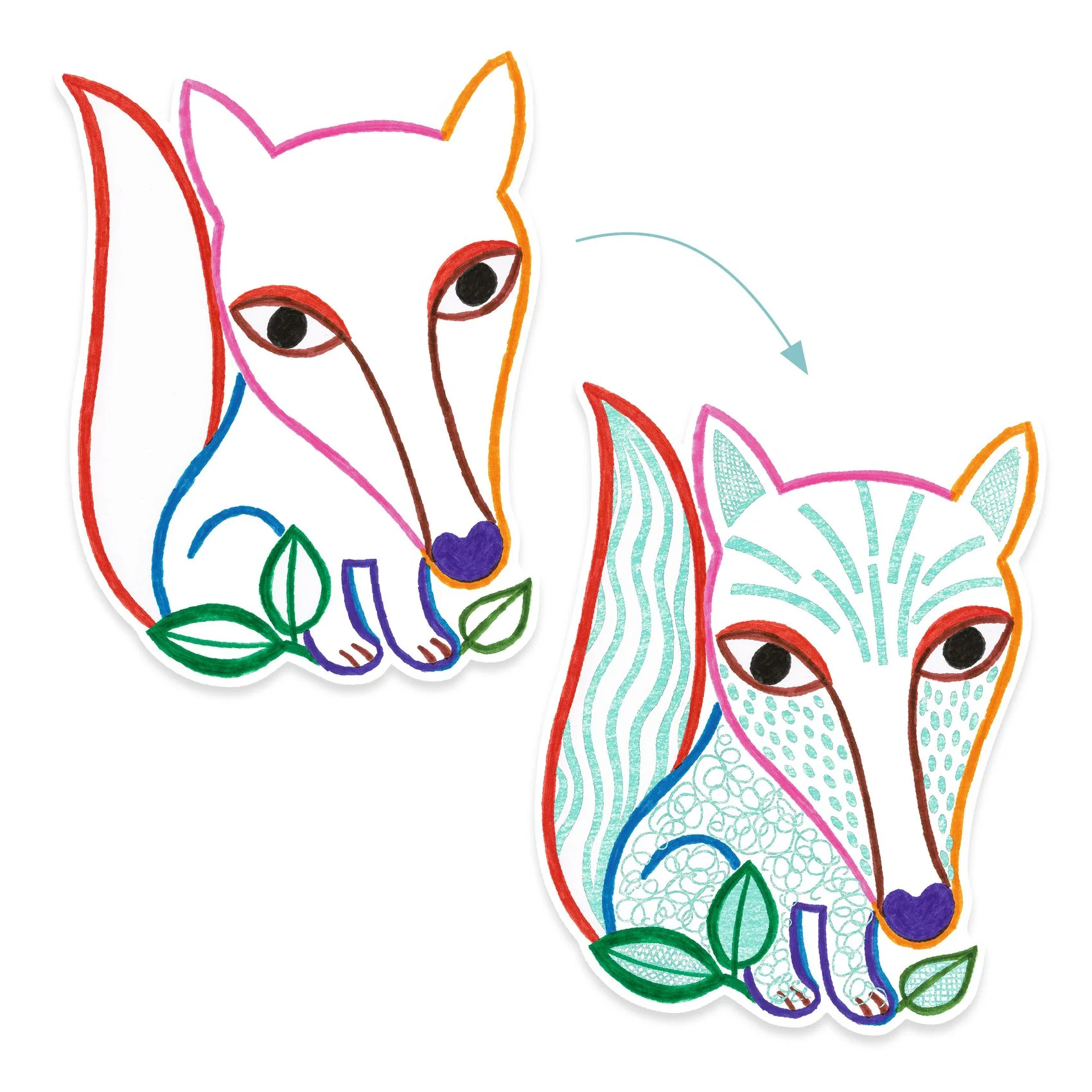 Forest Friends to Discover Coloring made with FSC® Certified Paper - Image 4