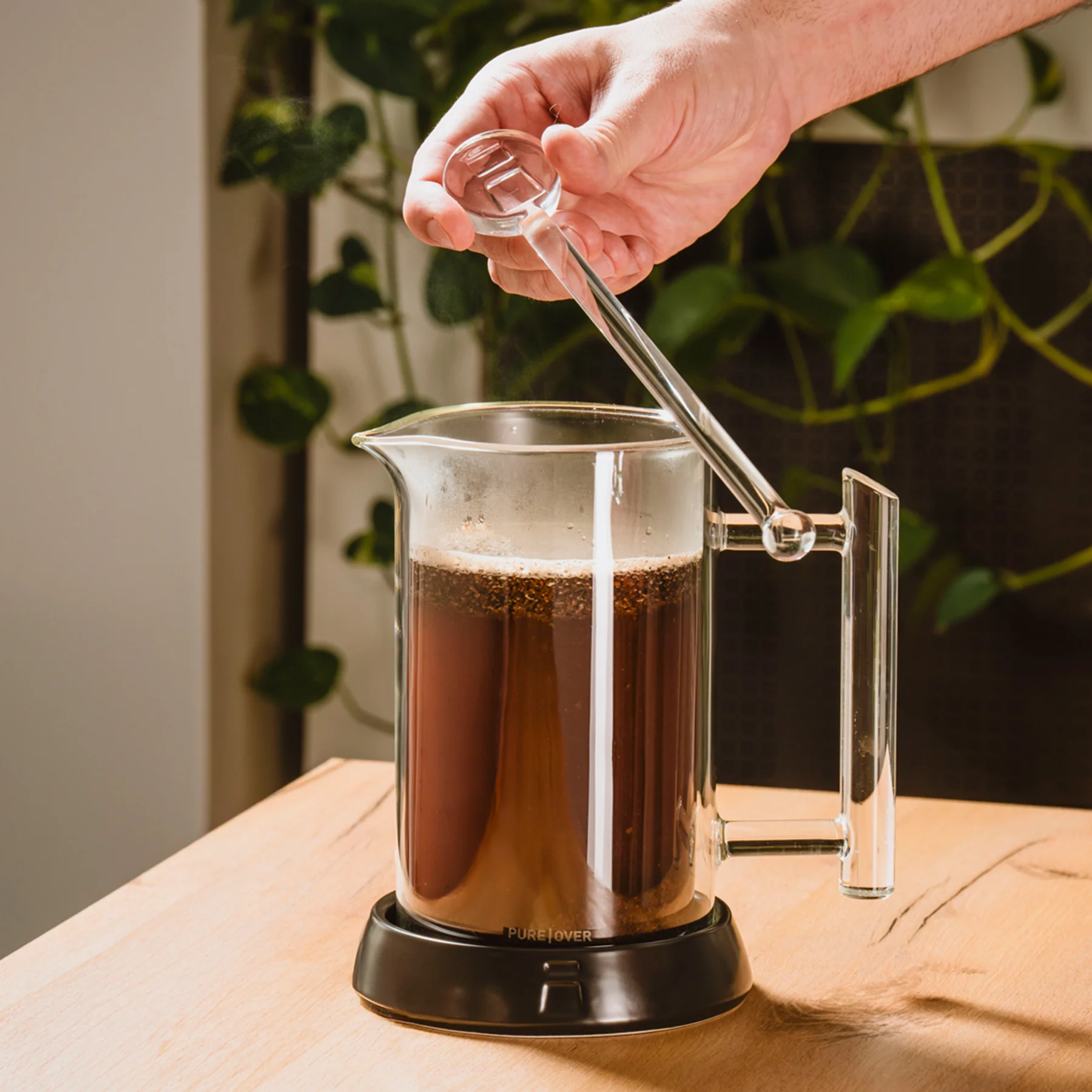 French Press Coffee Maker with Borosilicate Glass - Image 3