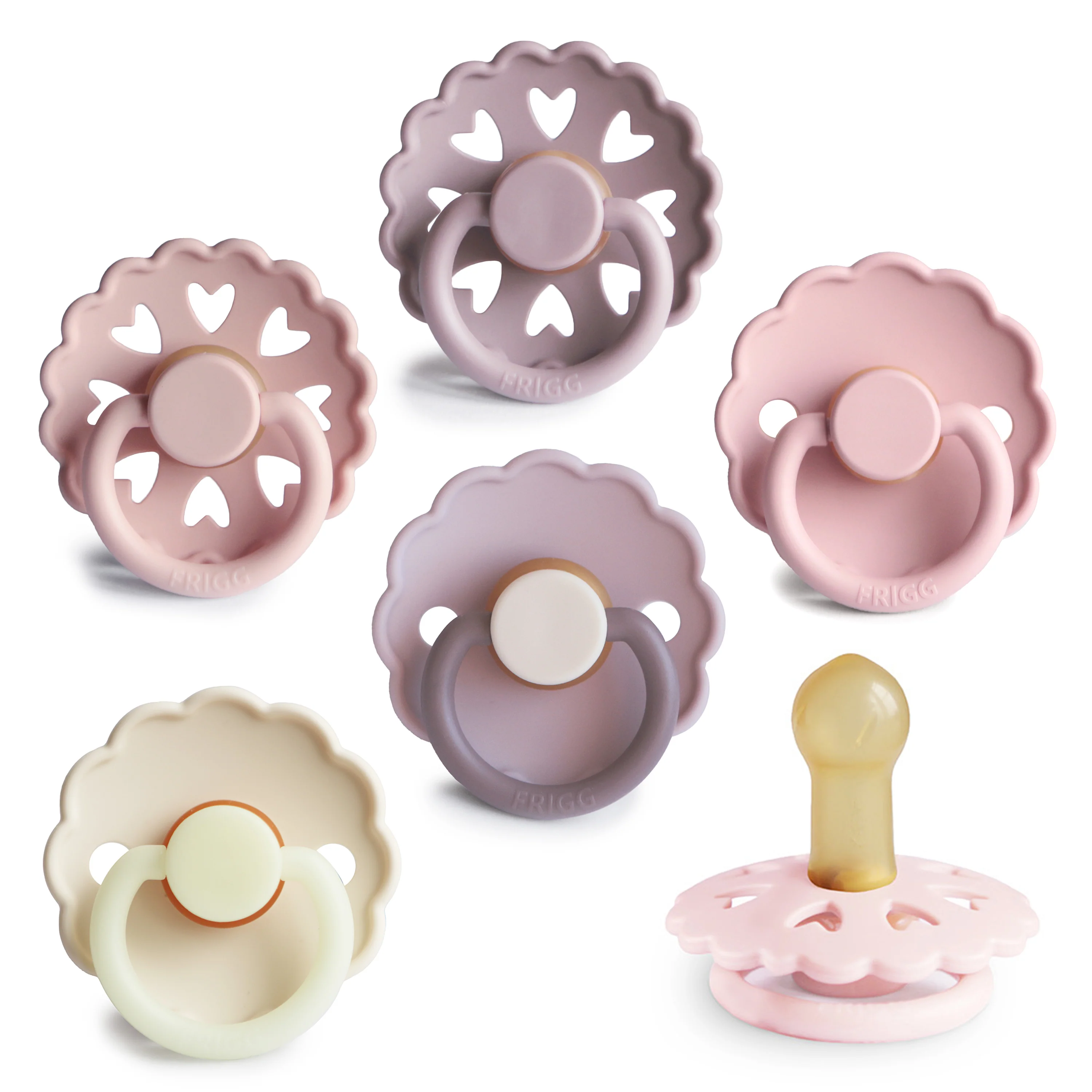 FRIGG Natural Rubber Pacifier – BPA-Free 6-Pack - Image 10