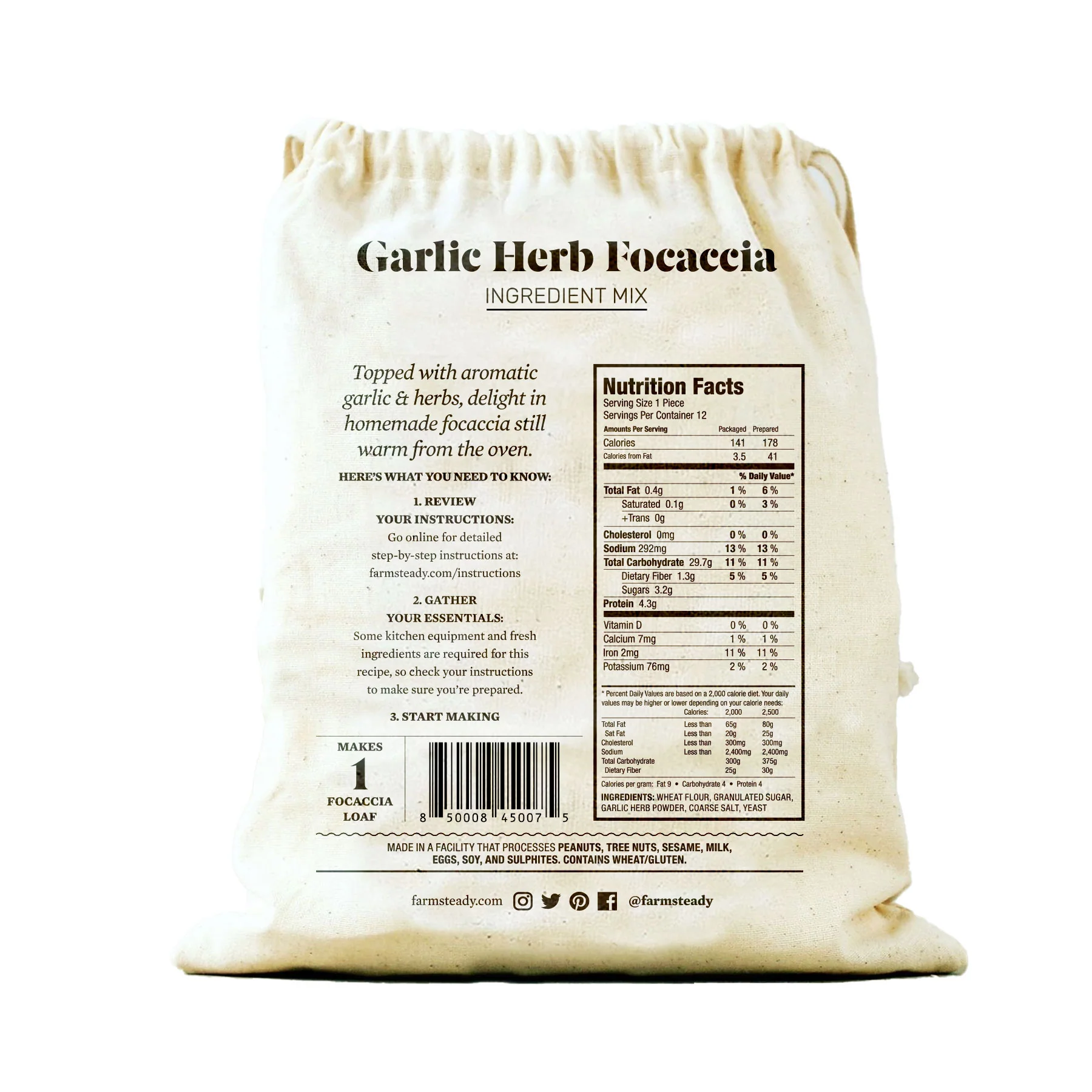 Garlic Herb Focaccia Baking Mix - Image 3