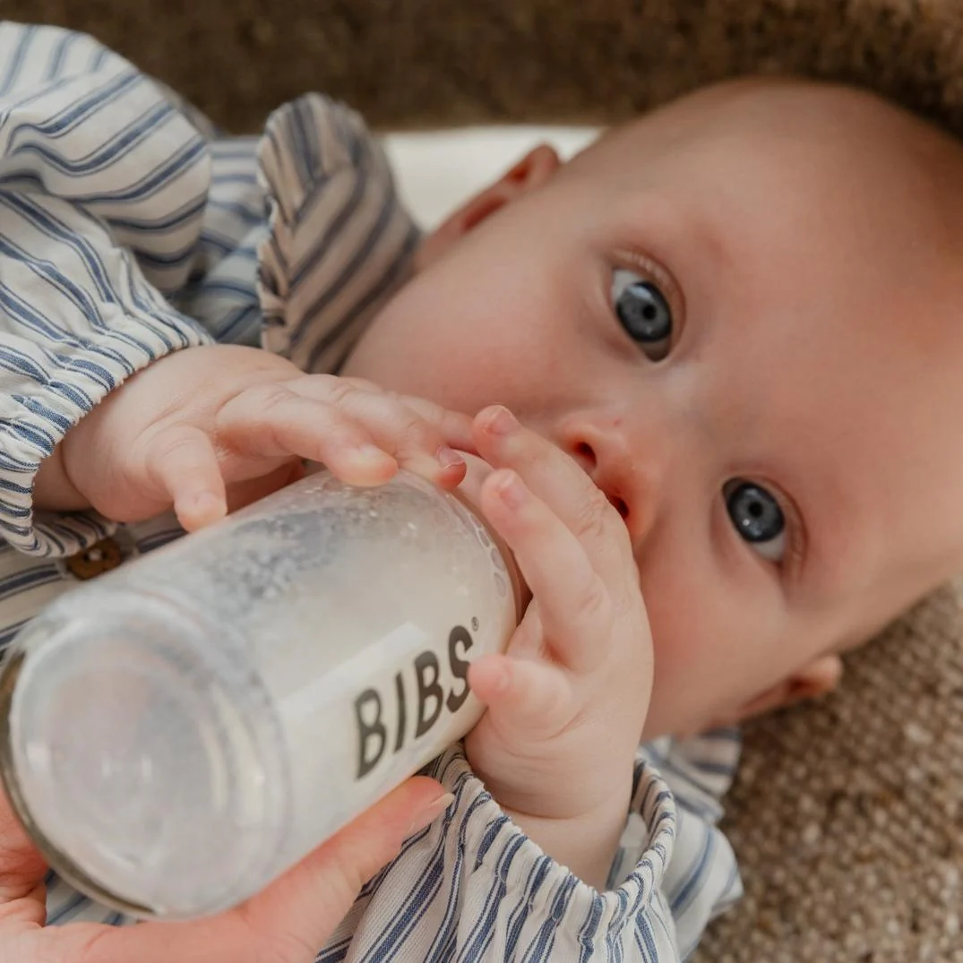 Glass Baby Bottle with Natural Rubber Nipple Set - Slow Flow 0+ Months - Image 17