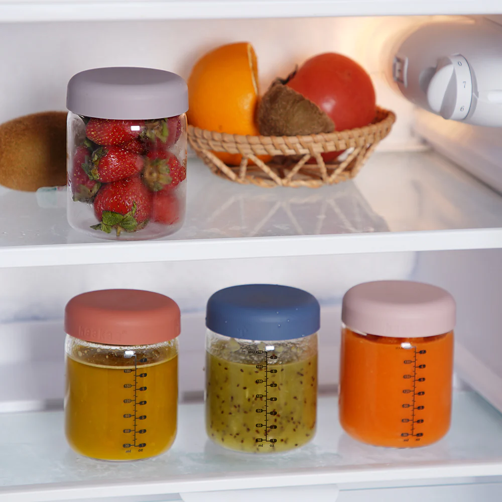 Glass Baby Food Storage Jar Set - Image 4