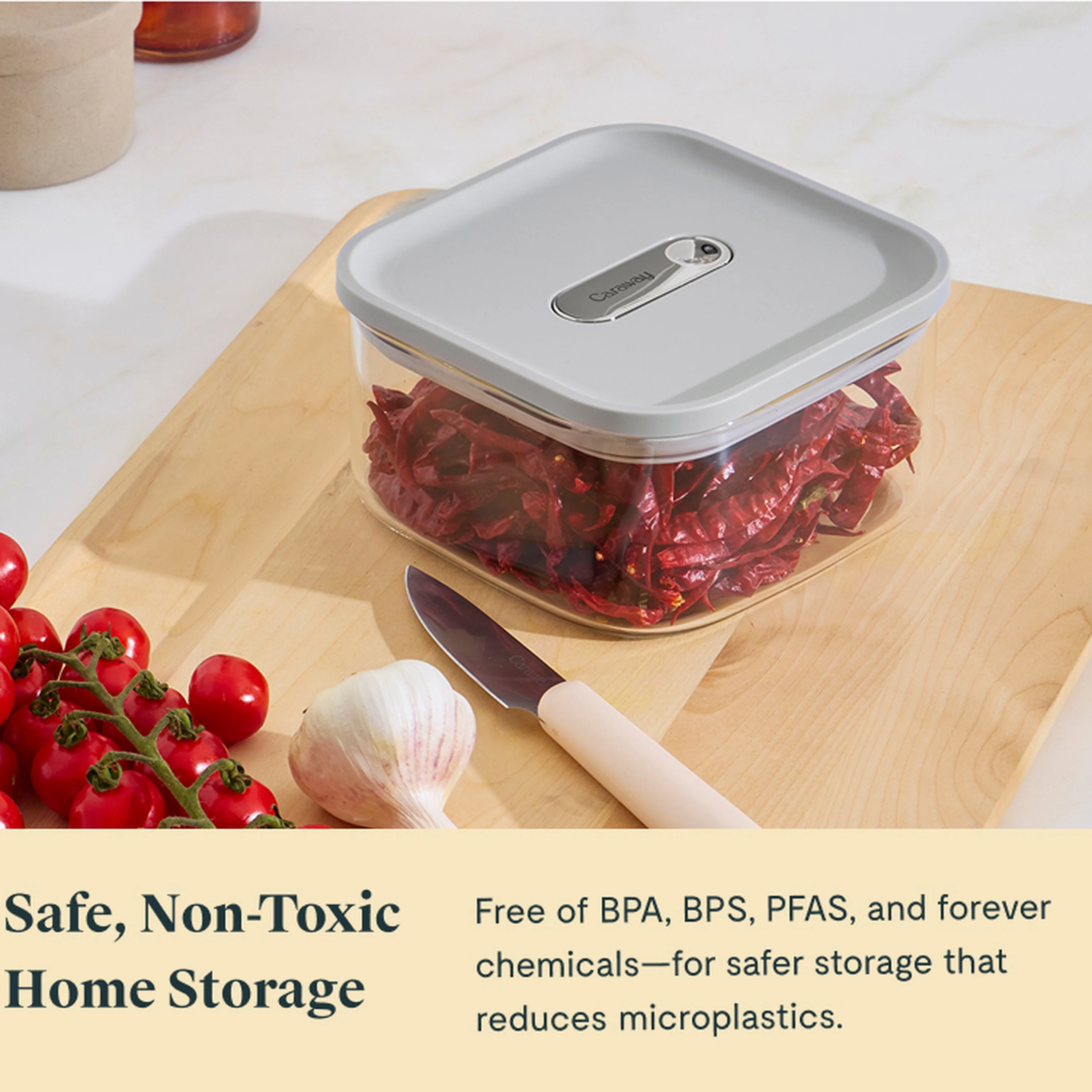 Glass Airtight Container, 1 qt - Image 7