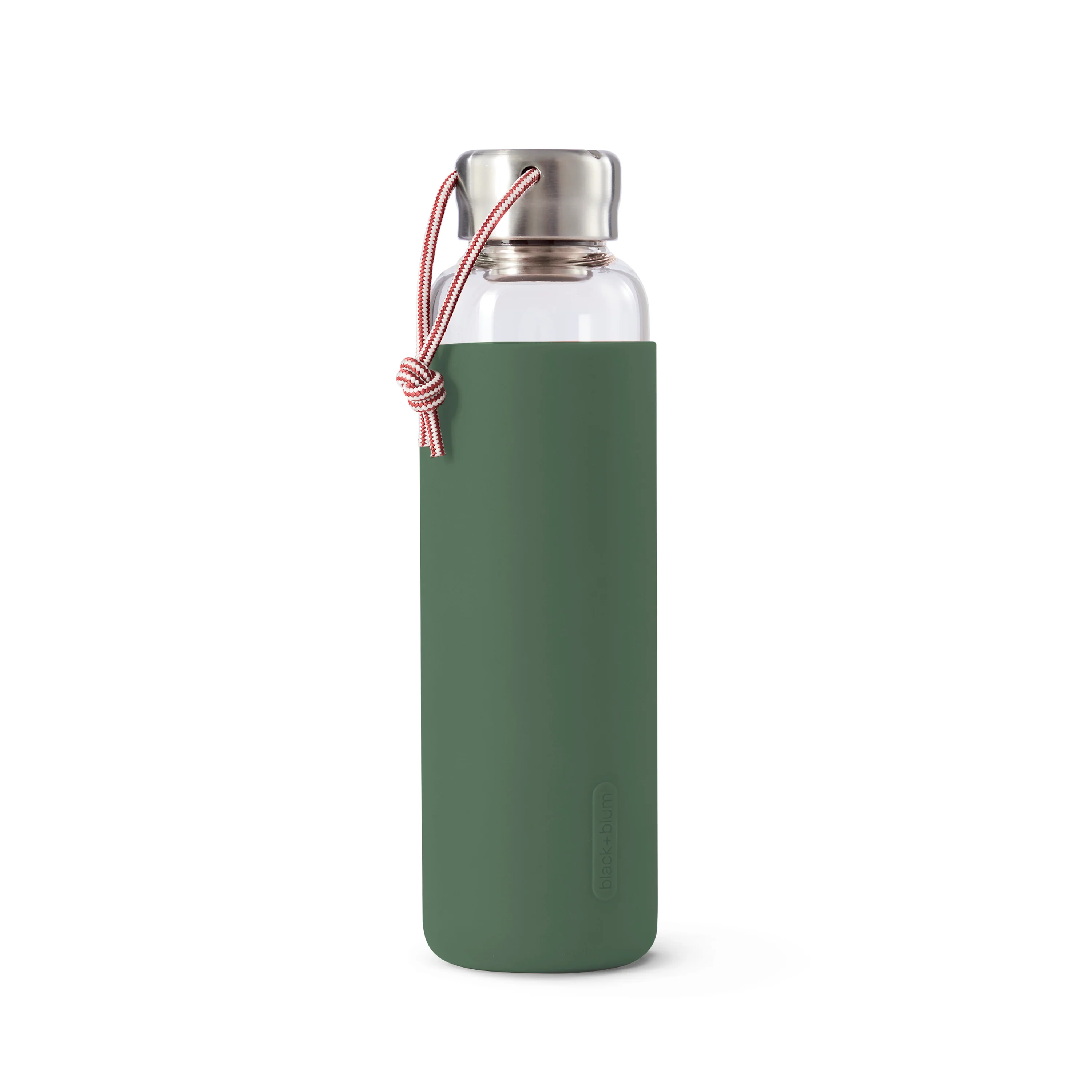 Glass Water Bottle with Stainless Steel Lid - Image 2