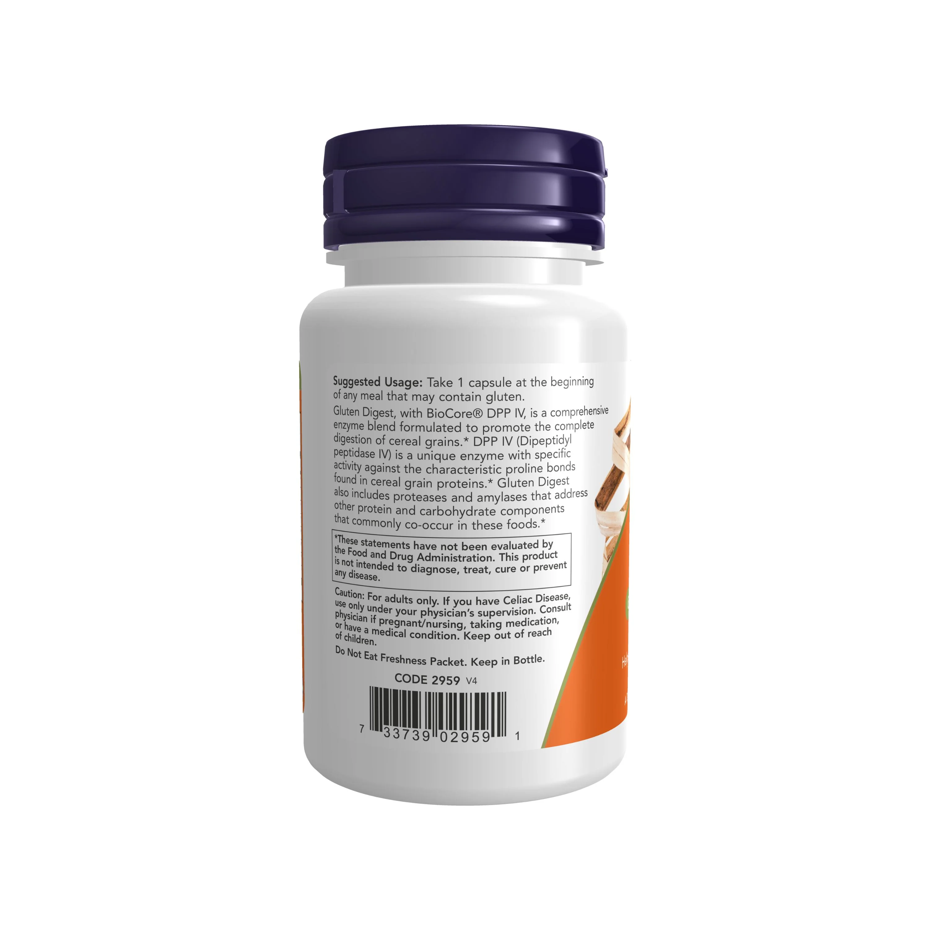 Gluten Digest Enzymes - For Gastrointestinal Support - Image 3