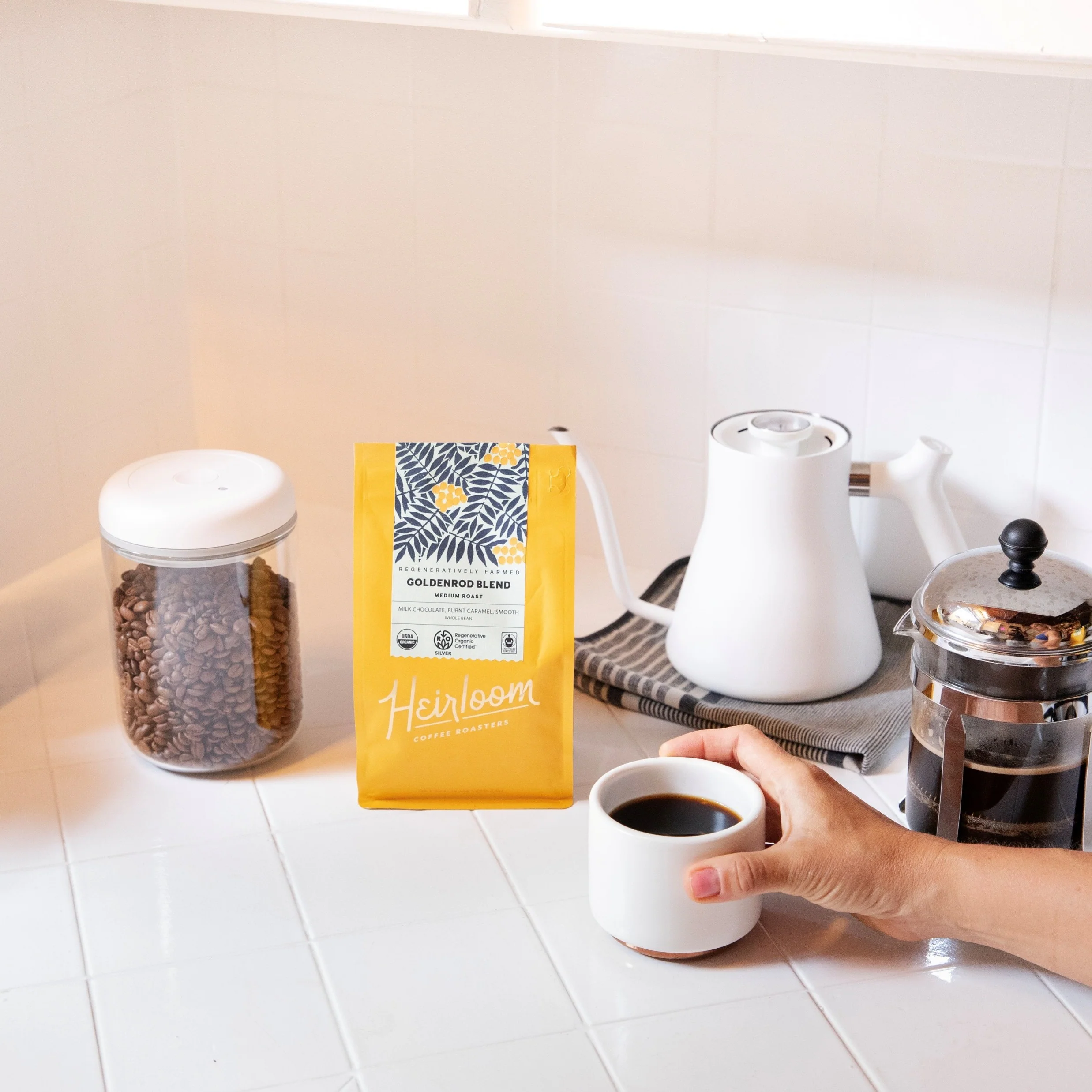 Goldenrod Blend ROC Whole Bean Coffee - Image 4