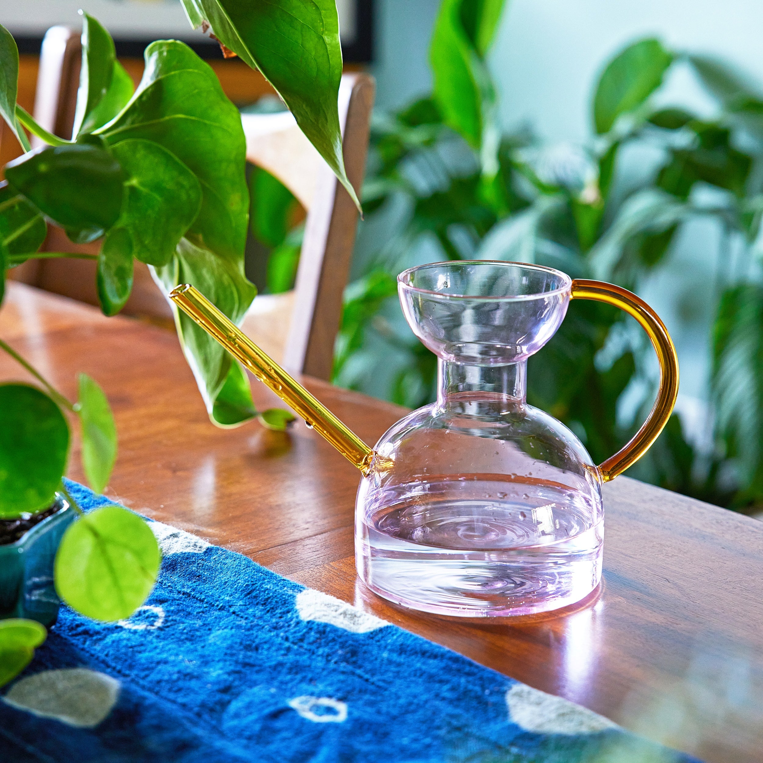 Handcrafted Borosilicate Glass Watering Can - Image 5