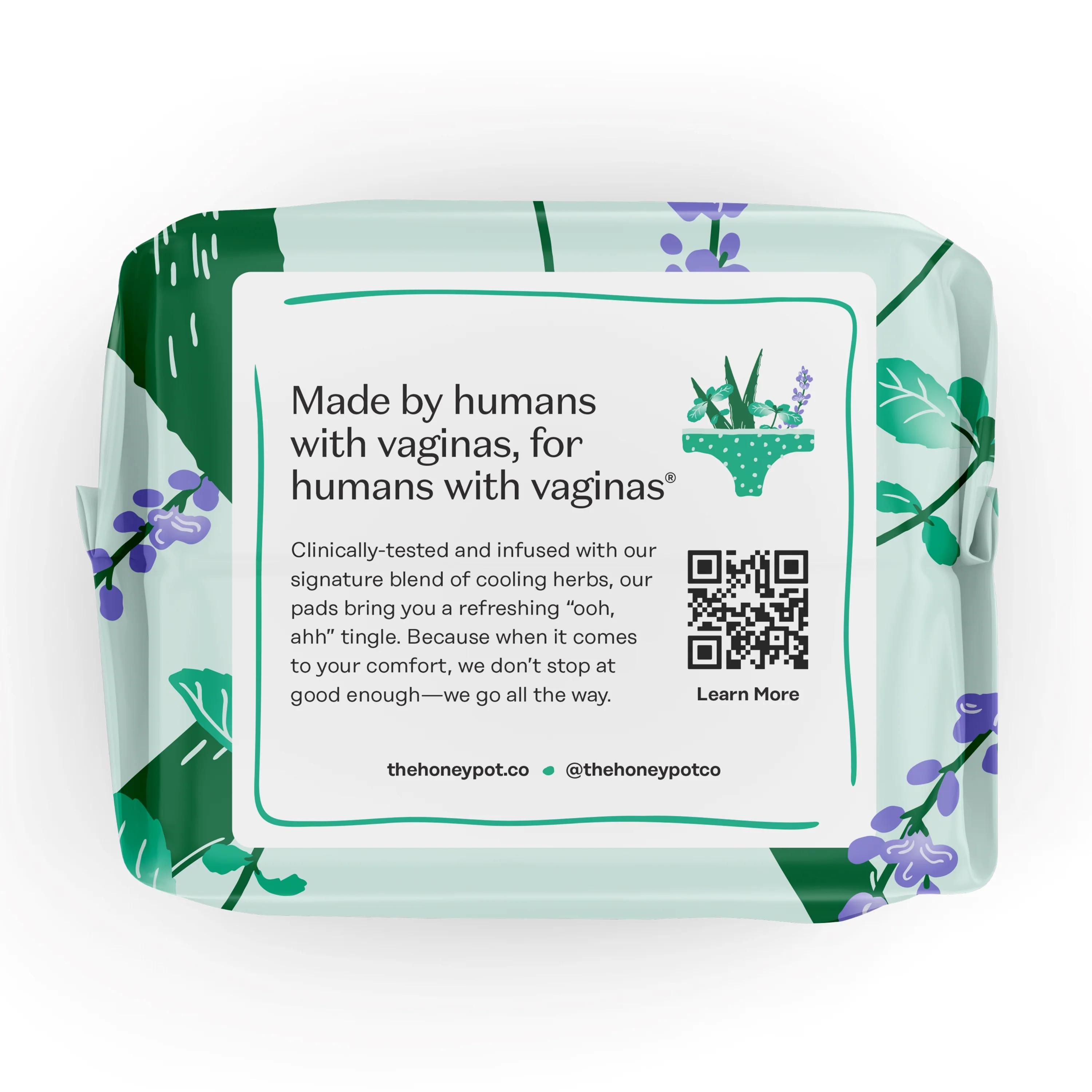 100% Organic Cotton Cover Overnight Menstrual Pads - Herbal-Infused - Image 11