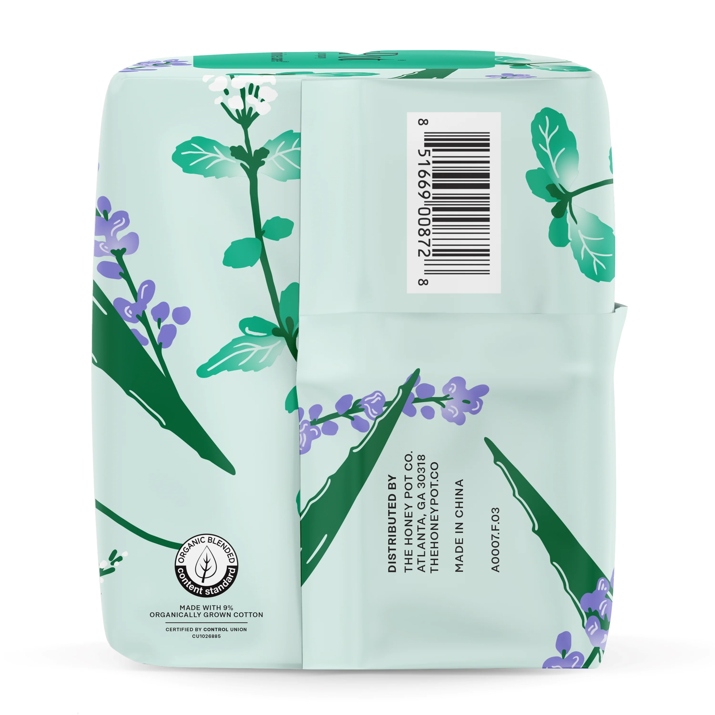 100% Organic Cotton Cover Regular Menstrual Pads - Herbal-Infused - Image 12