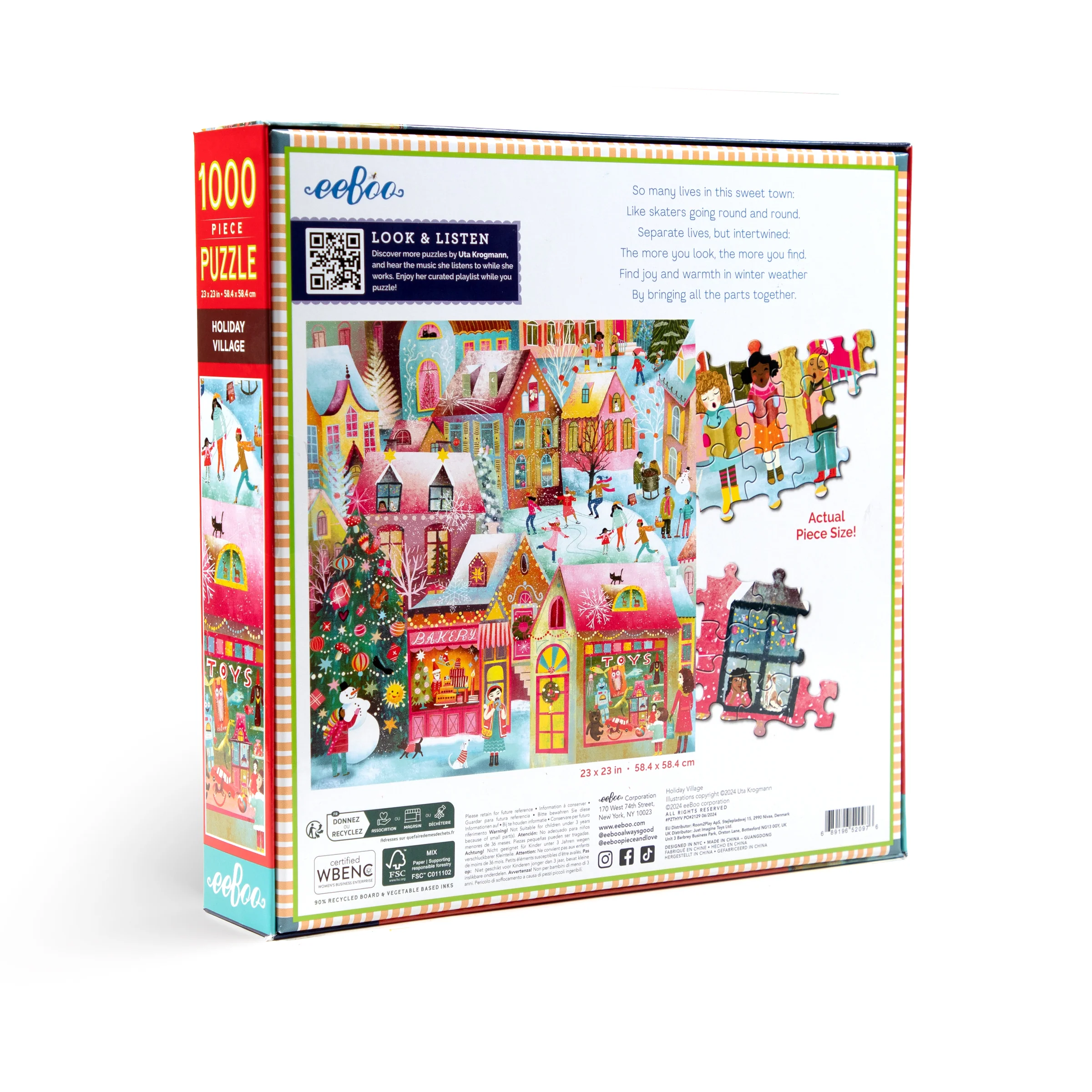 Holiday Village 1000 Piece Puzzle - Image 4