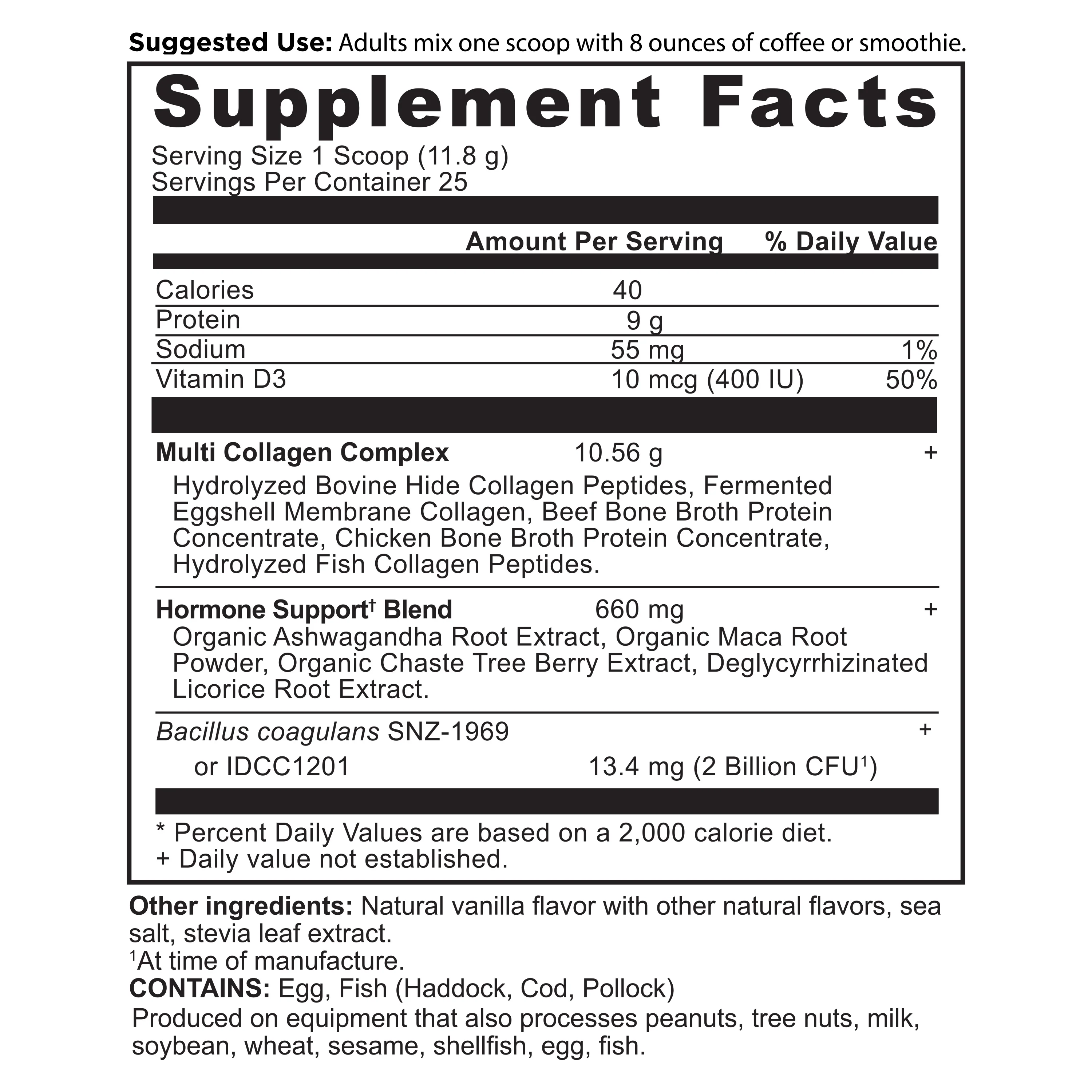 Hormone Balance + Collagen Vanilla Powder - Image 2
