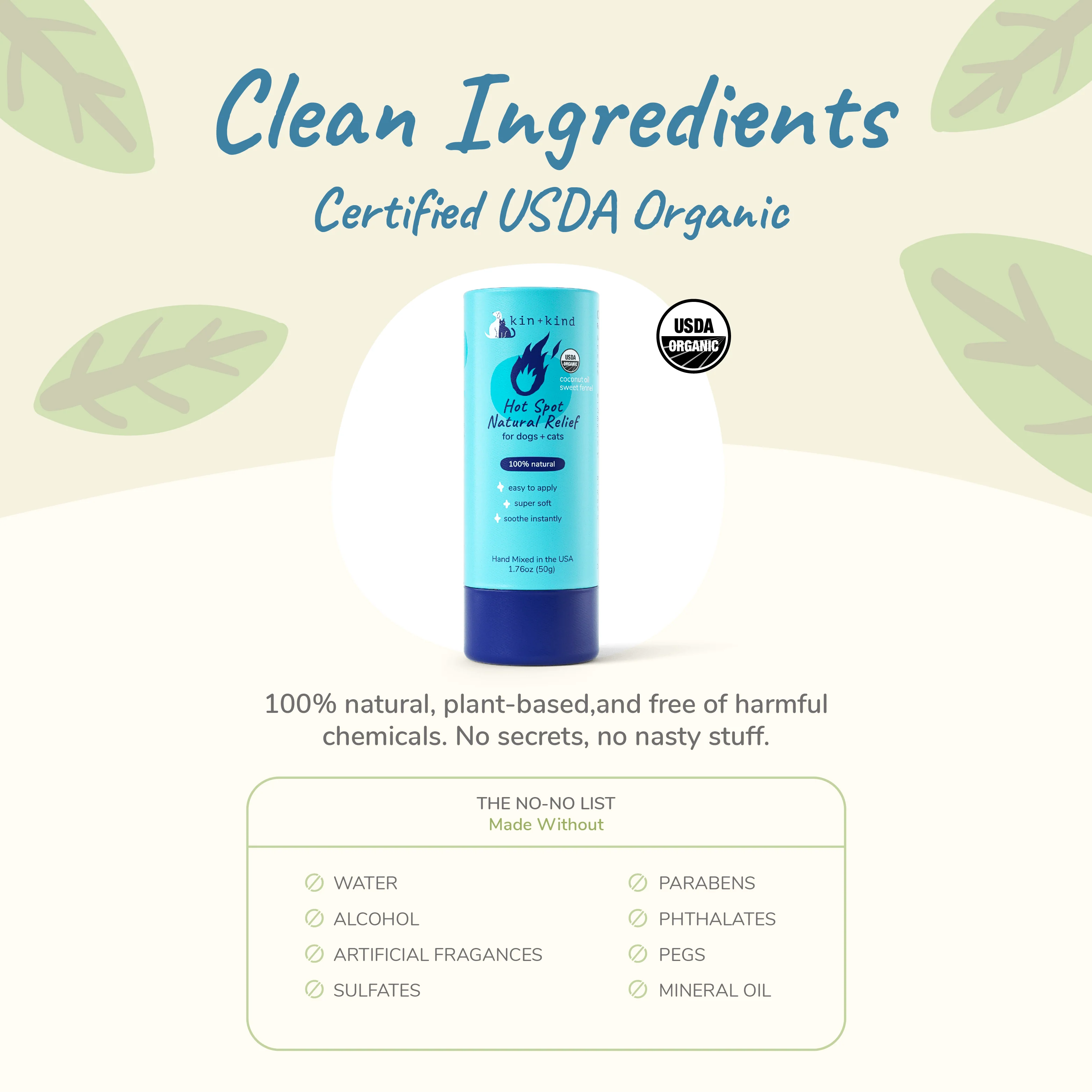Organic Hot Spot Relief Stick for Dogs & Cats - Image 3