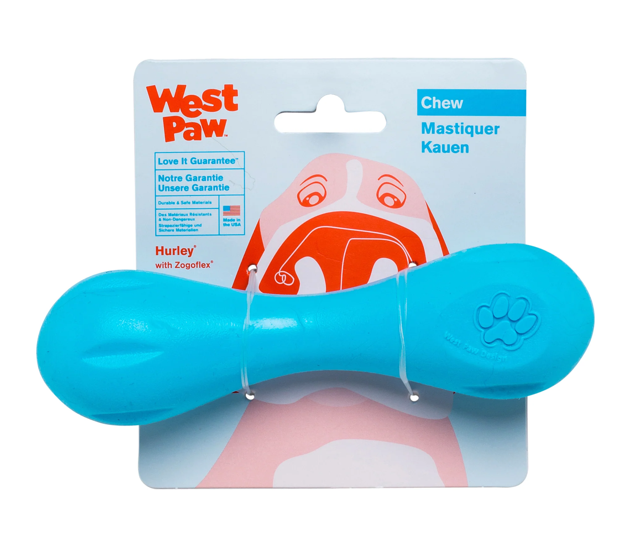 Hurley® Super Chewers Dog Bone Toy, Helps Reduce Pet Anxiety and Boredom, Made from Zero-Waste Plastic - Small - Image 5