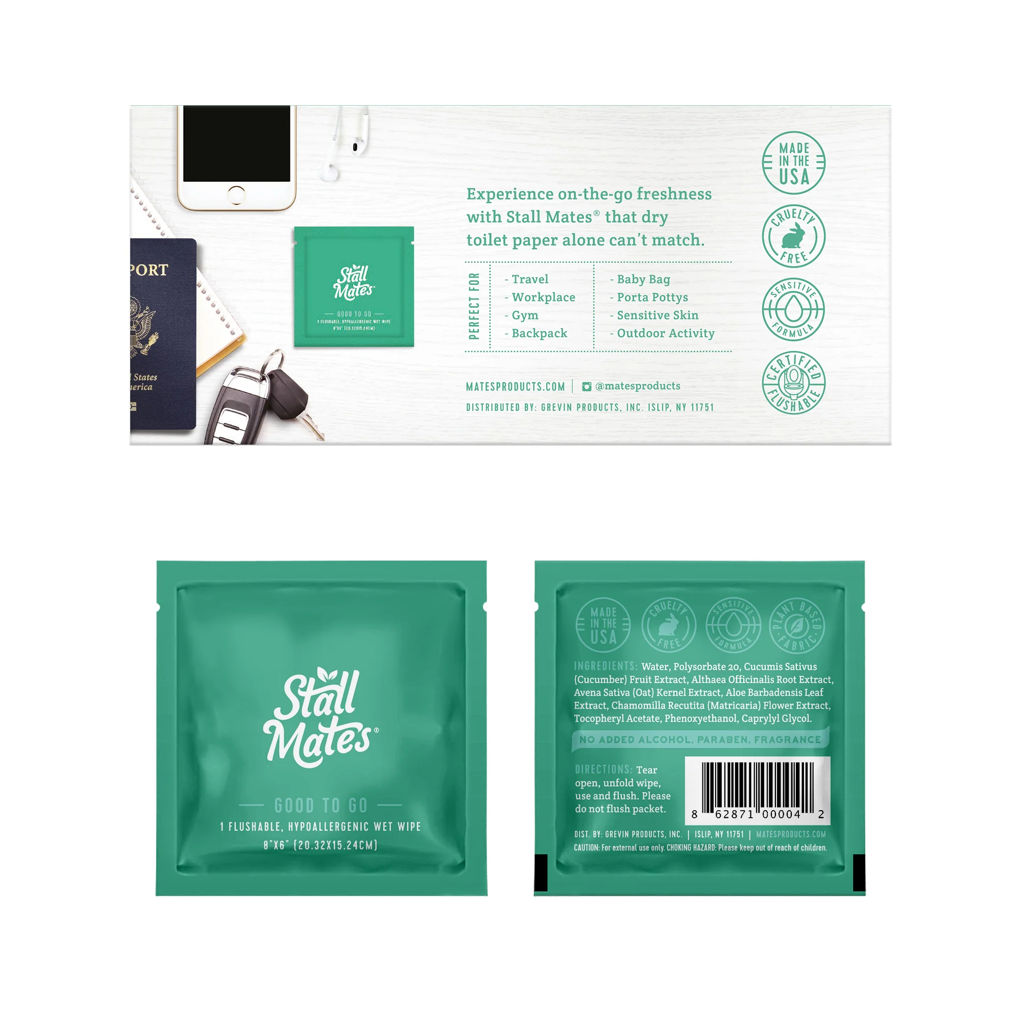 Flushable Wipes - Individually Wrapped - Image 2