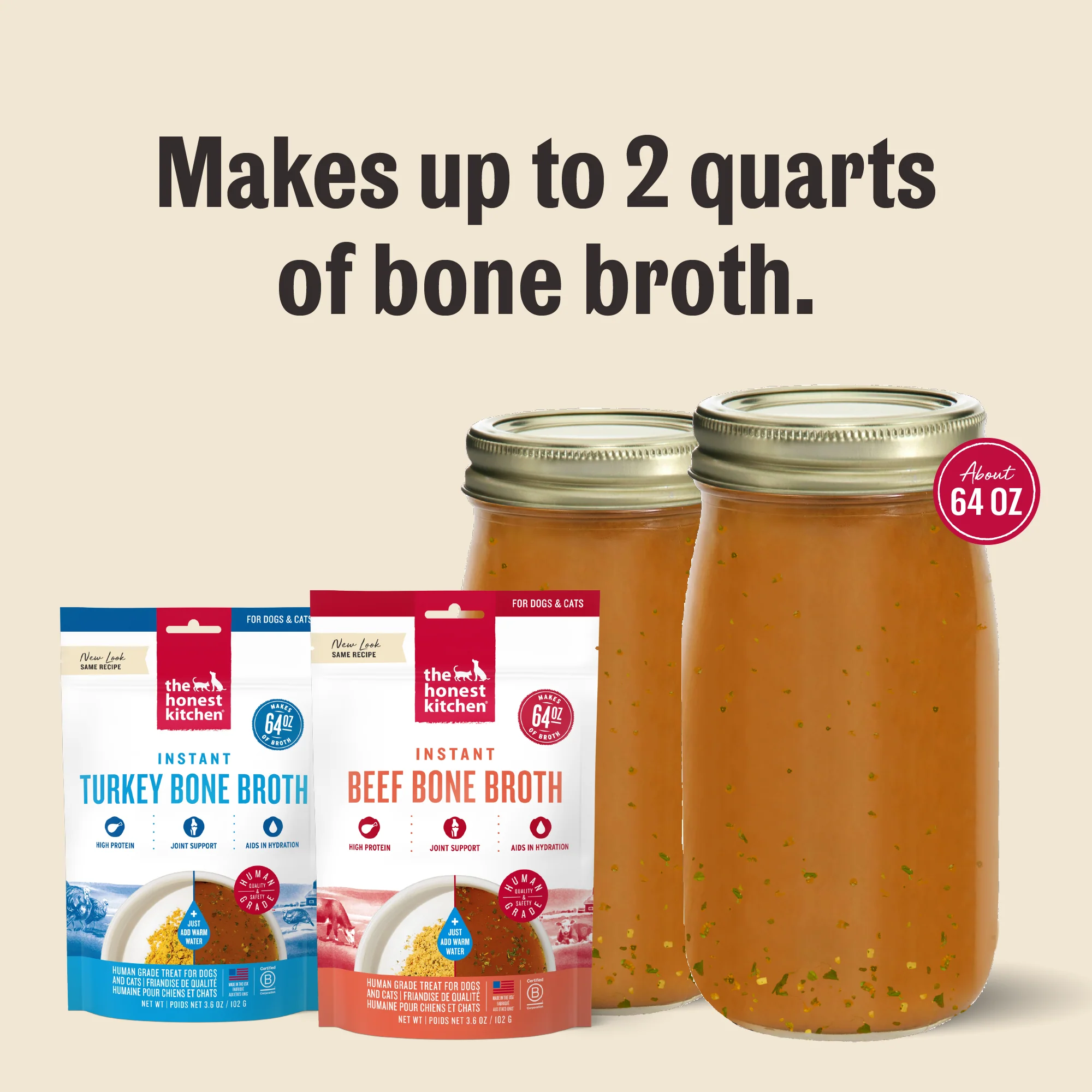Instant Beef Dog Bone Broth with Turmeric - Image 8