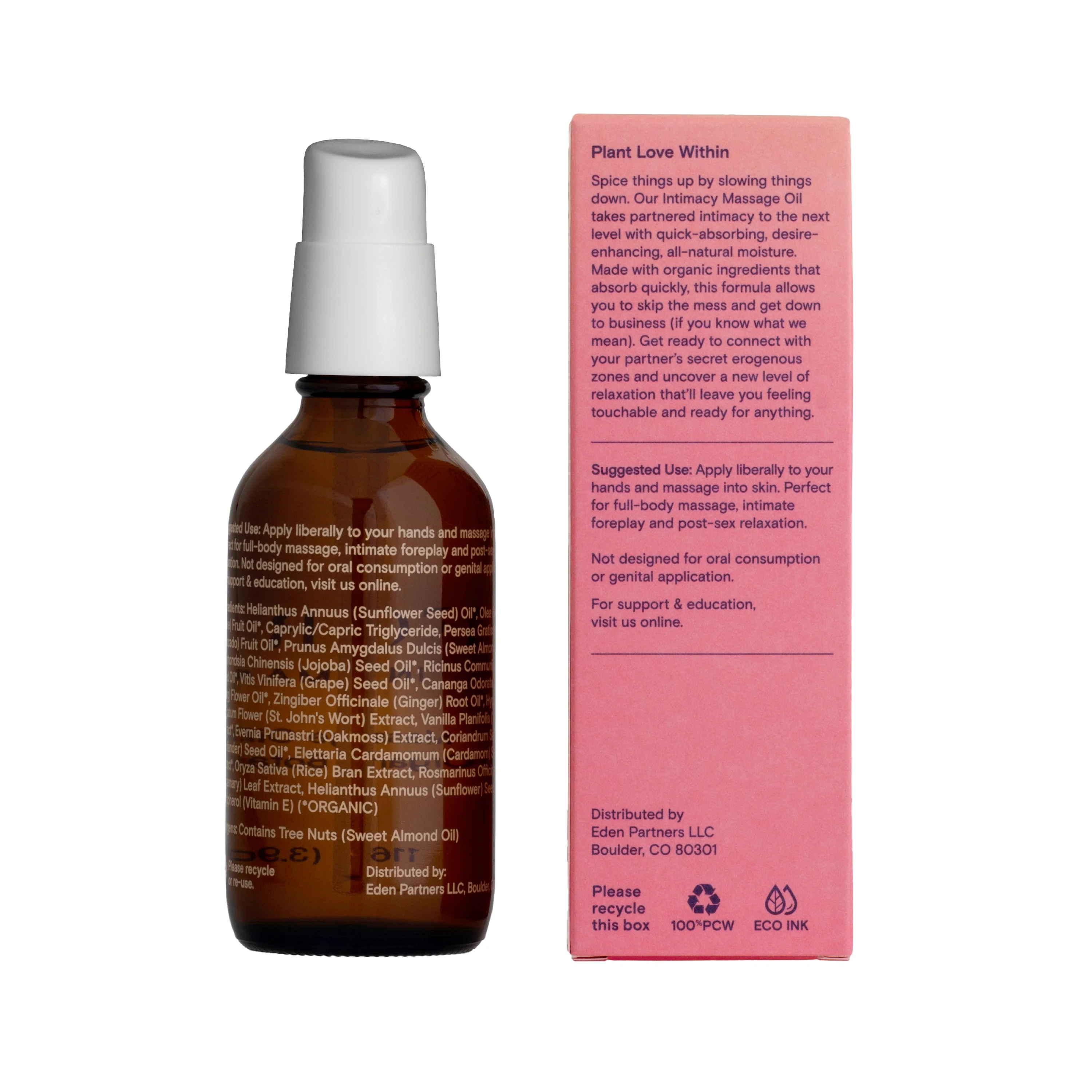 Intimacy Massage Oil with Organic Botanicals - Image 2