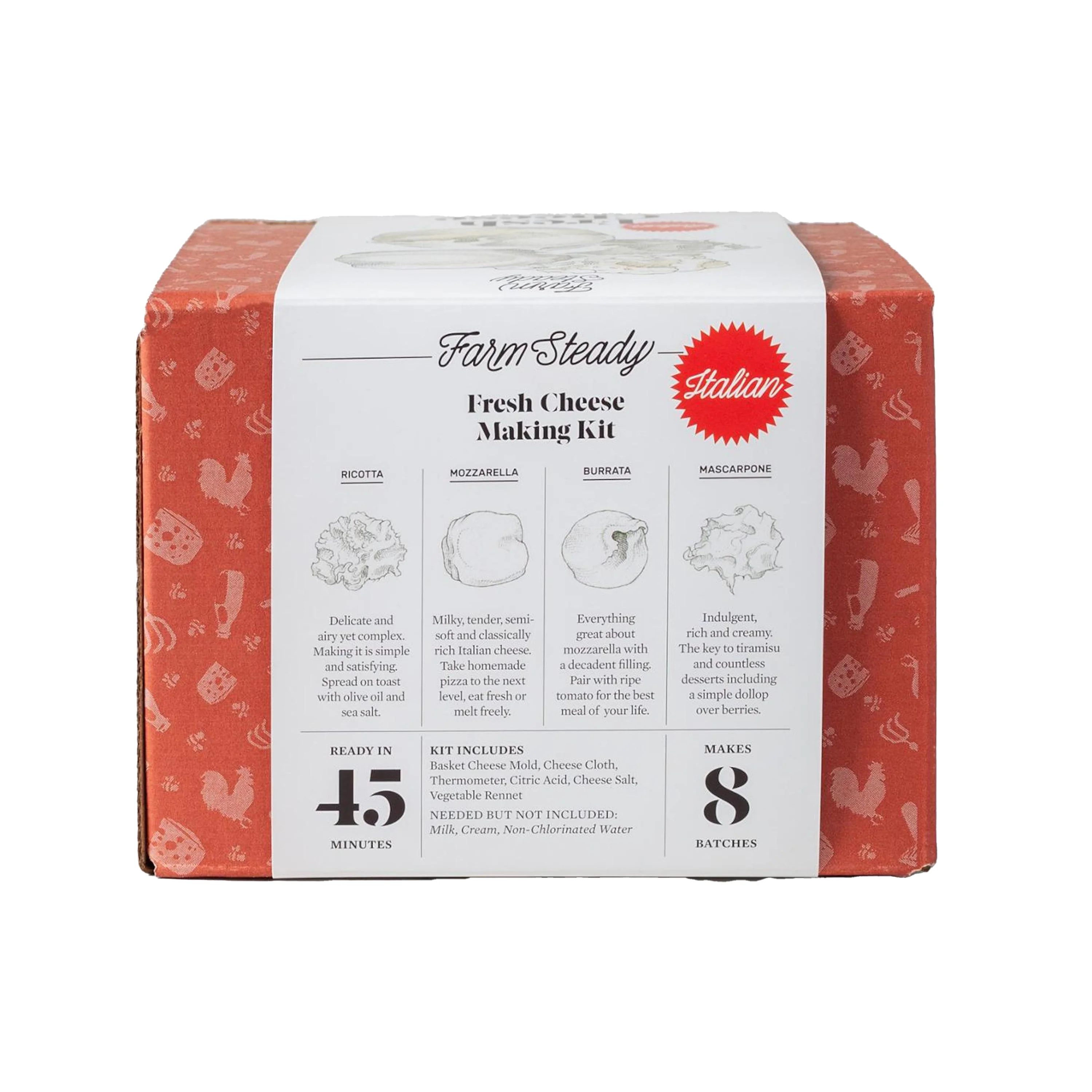 Italian Fresh Cheese Making Kit - Image 3