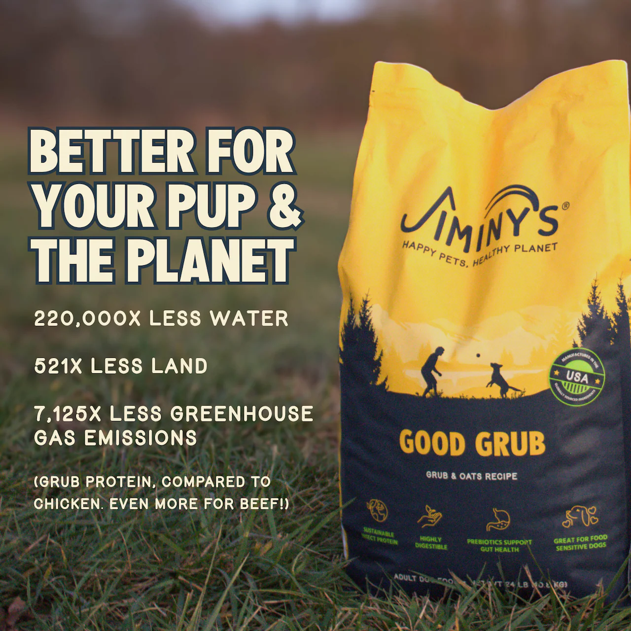 Jiminy's Good Grub Dry Dog Food, Allergy Relief, Healthy Skin & Coat - Image 8