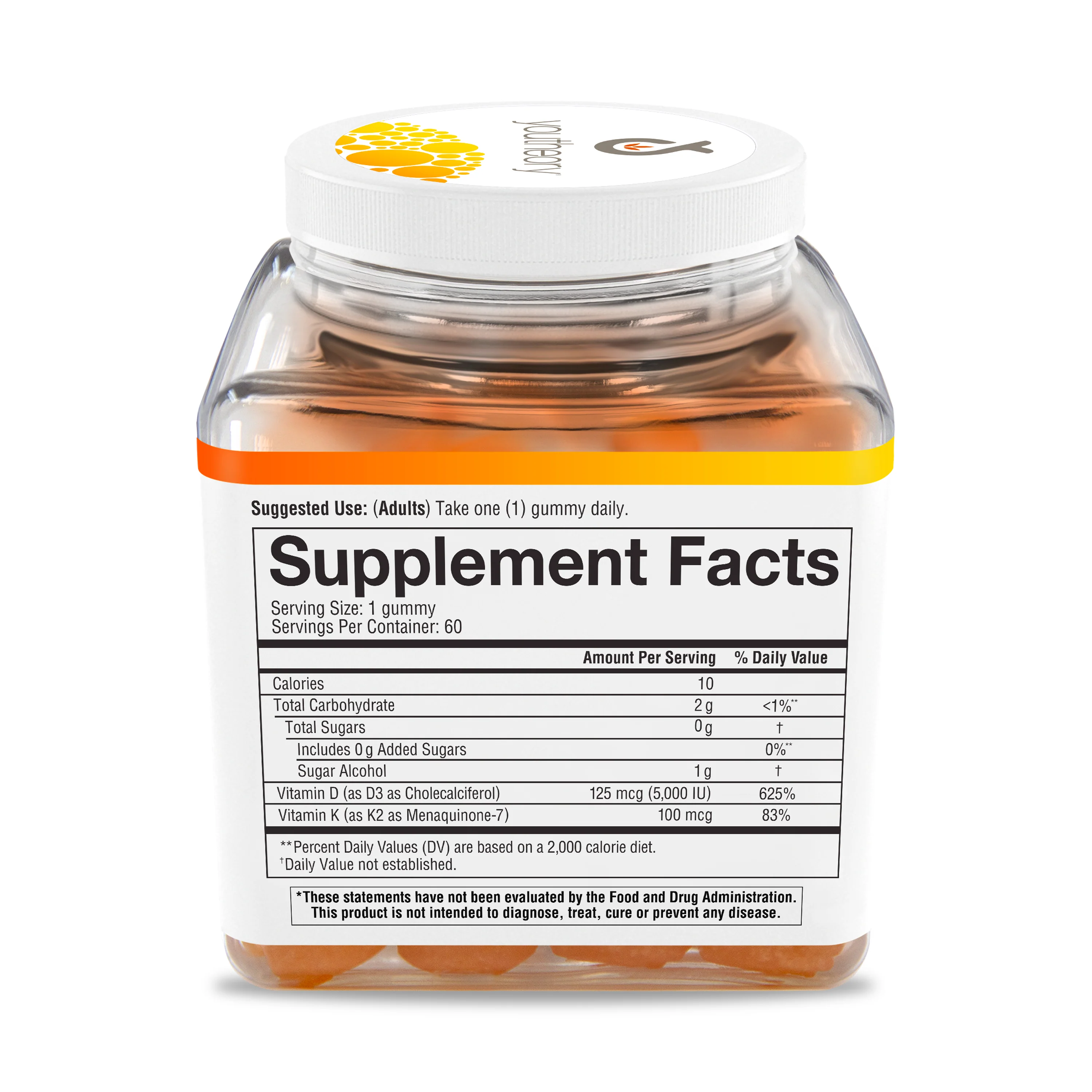 Vitamin K2D3 Zero Sugar Gummy - Image 3